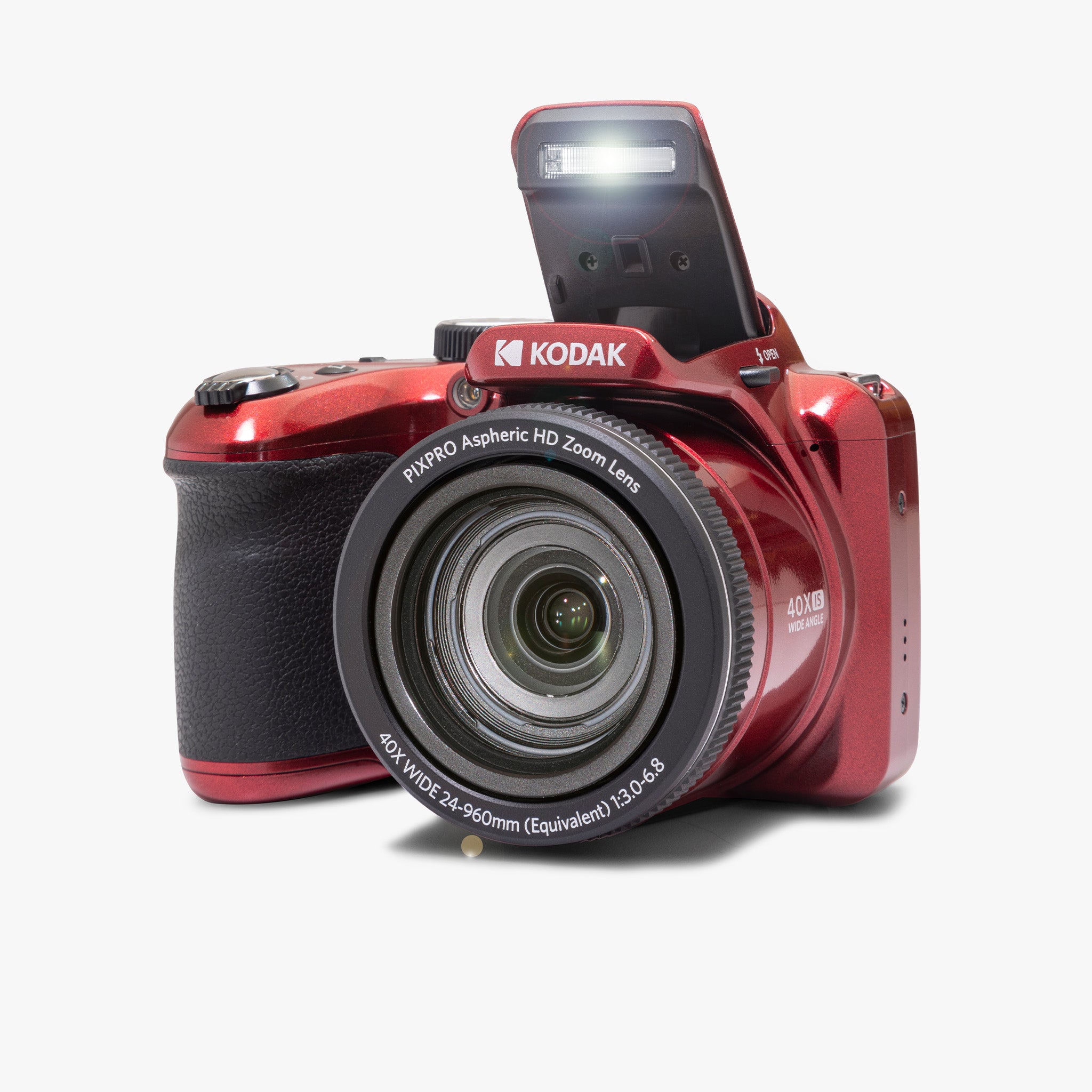 Astro Zoom AZ405 | 40x Yakınlaştırma Dijital Fotoğraf Makinesi | Kırmızı