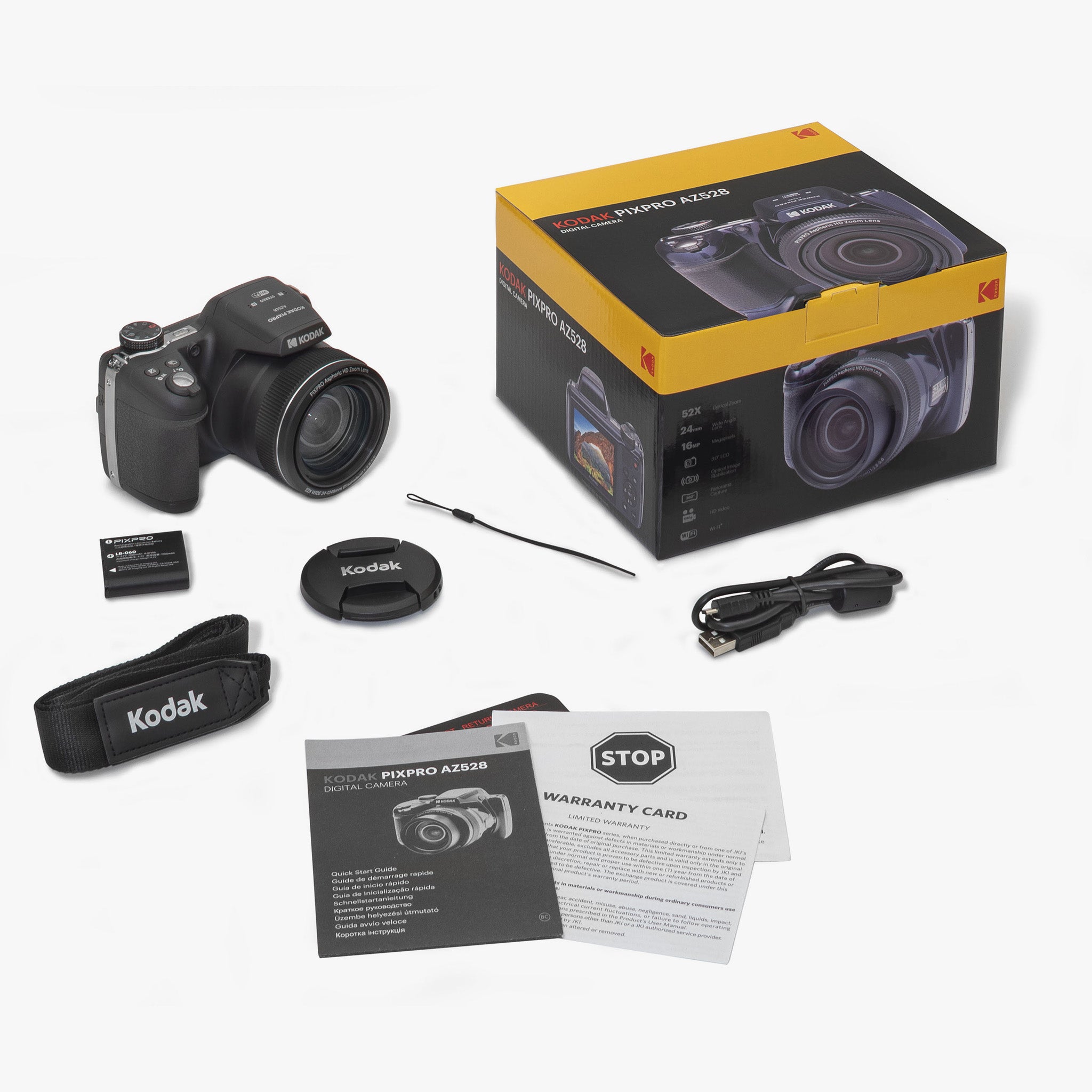 Astro Zoom AZ528 | 52x Yakınlaştırma Dijital Fotoğraf Makinesi | Siyah