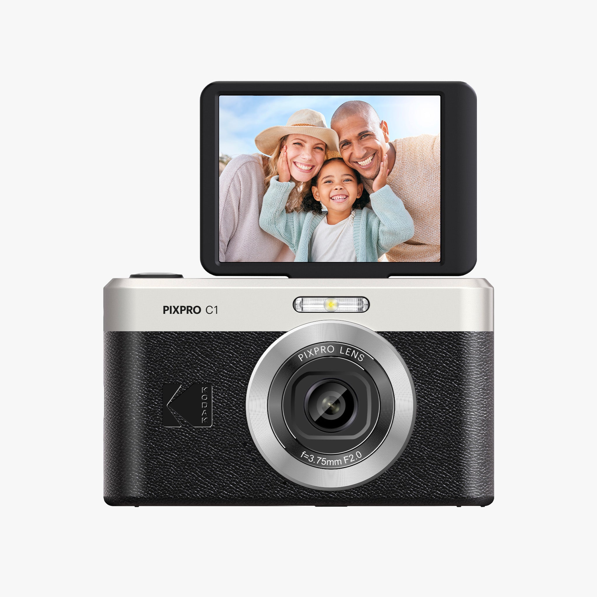 Pixpro Friendly Zoom C1 | 4x Yakınlaştırma Dijital Fotoğraf Makinesi | Siyah
