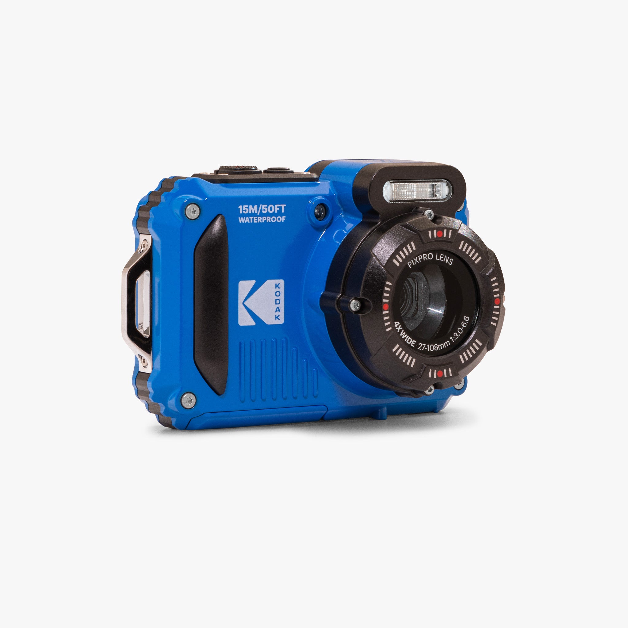 Pixpro WPZ2/4X Yakınlaştırma | Su Altı Fotoğraf Makinesi 16GB SD 2 Lityum Pil | Mavi