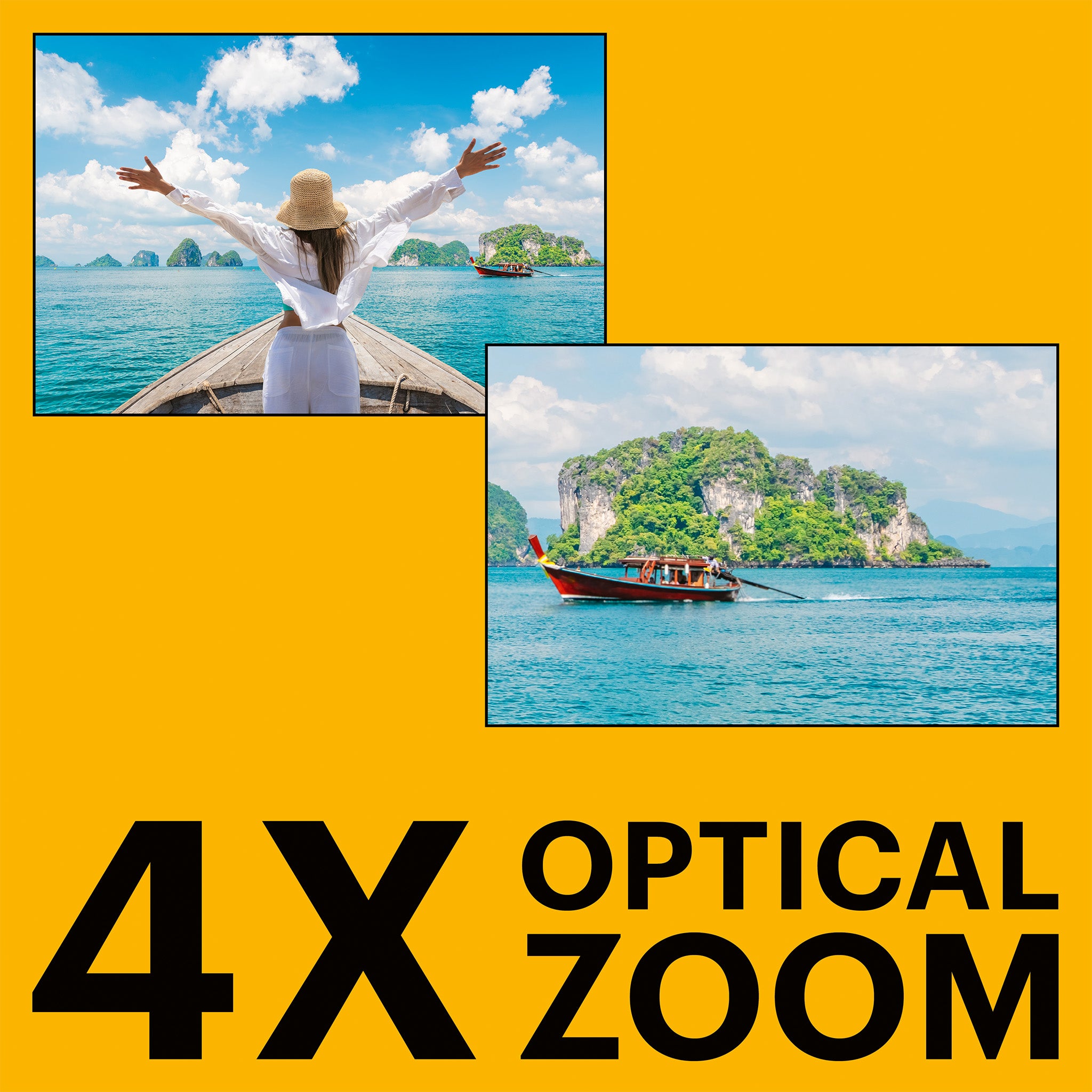 Pixpro WPZ2/4X Yakınlaştırma | Su Altı Fotoğraf Makinesi 16GB SD 2 Lityum Pil | Mavi