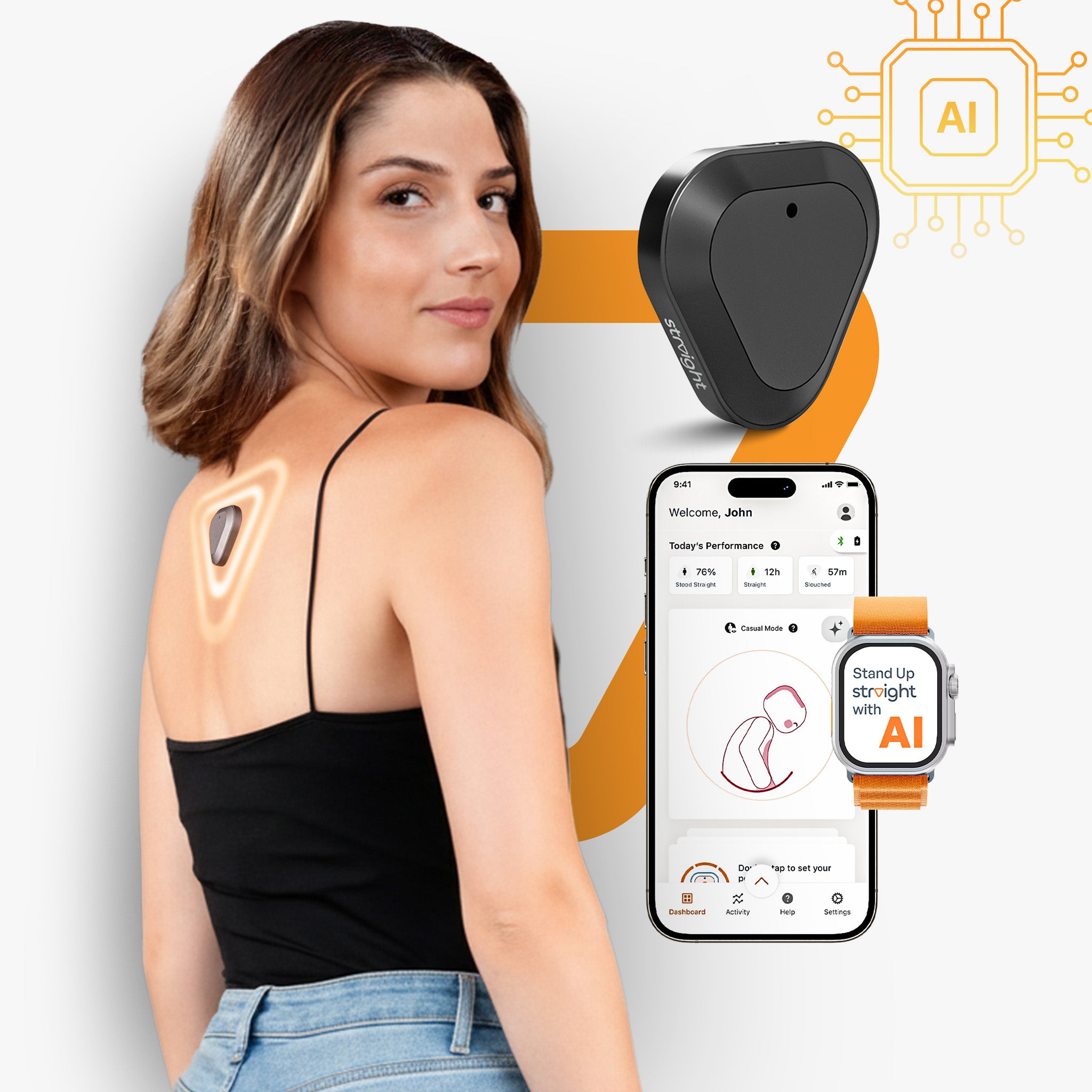 Kodgem Straight Plus | Akıllı Postür Cihazı