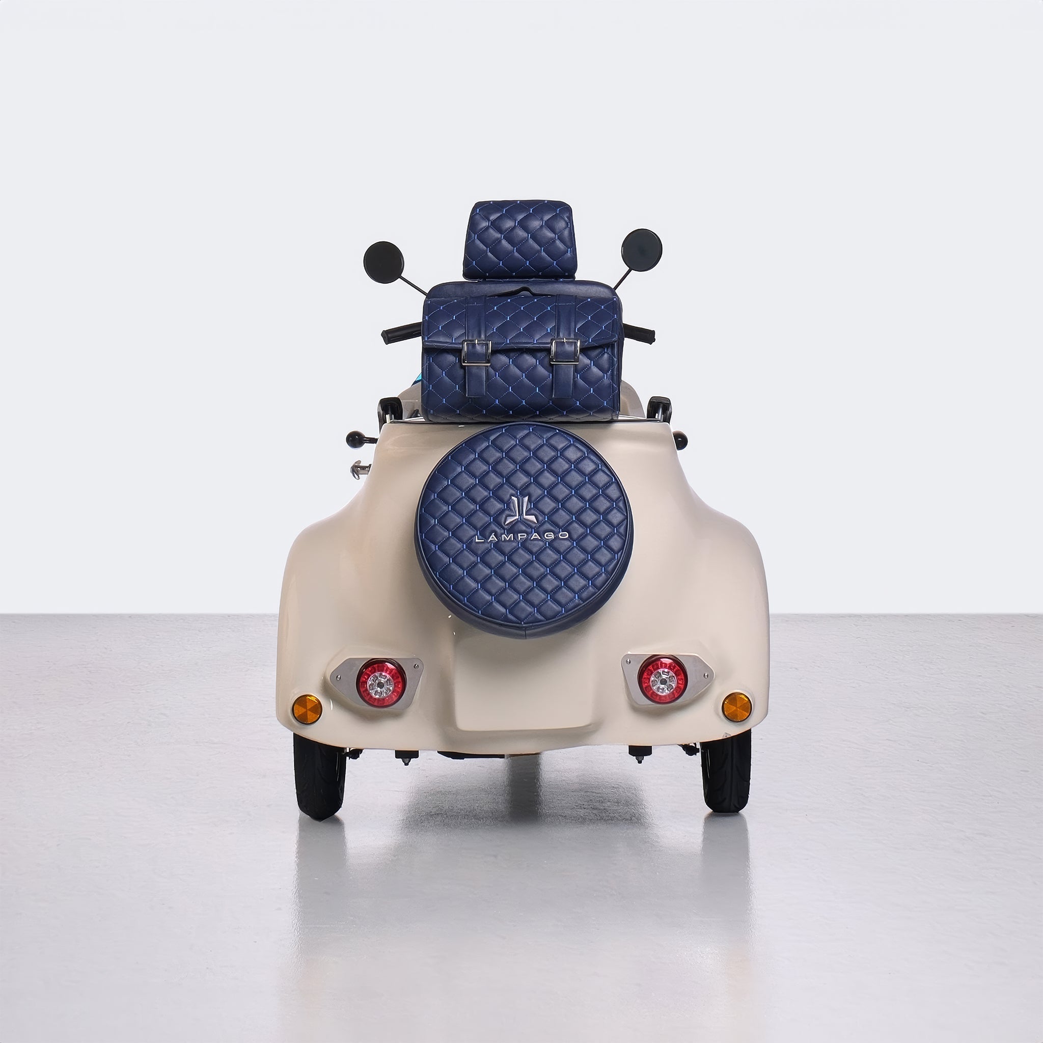 Elektrikli Moped | Ivory Blue