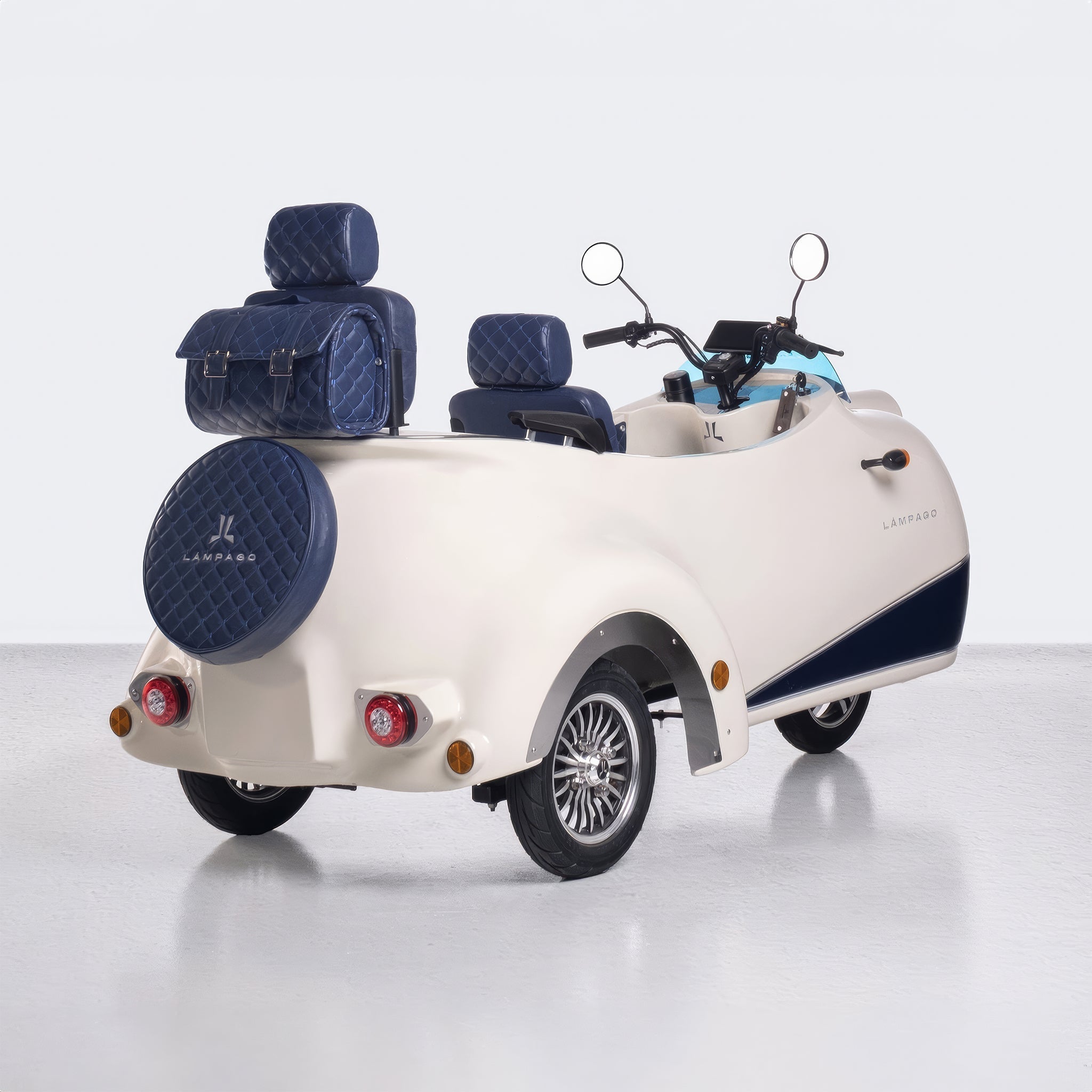 Elektrikli Moped | Ivory Blue