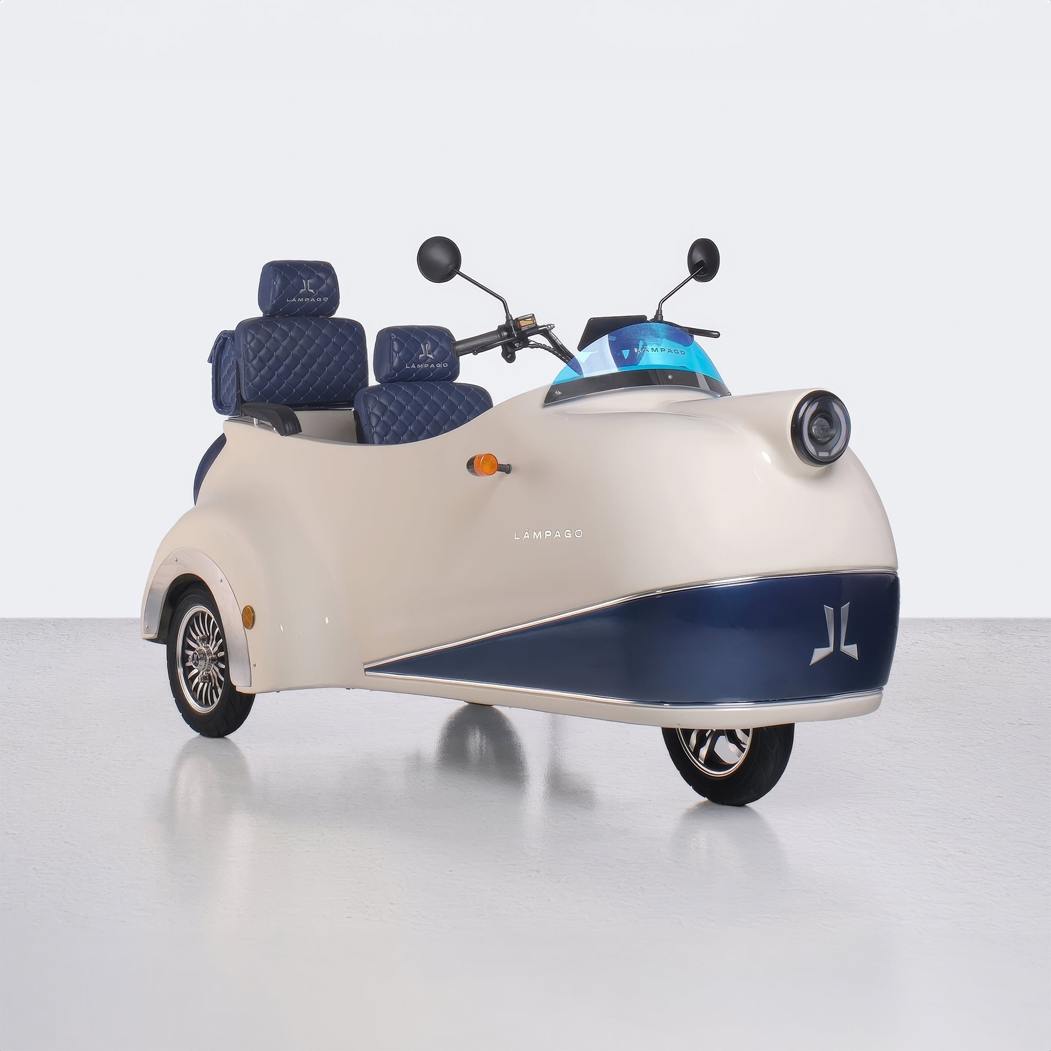 Elektrikli Moped | Ivory Blue