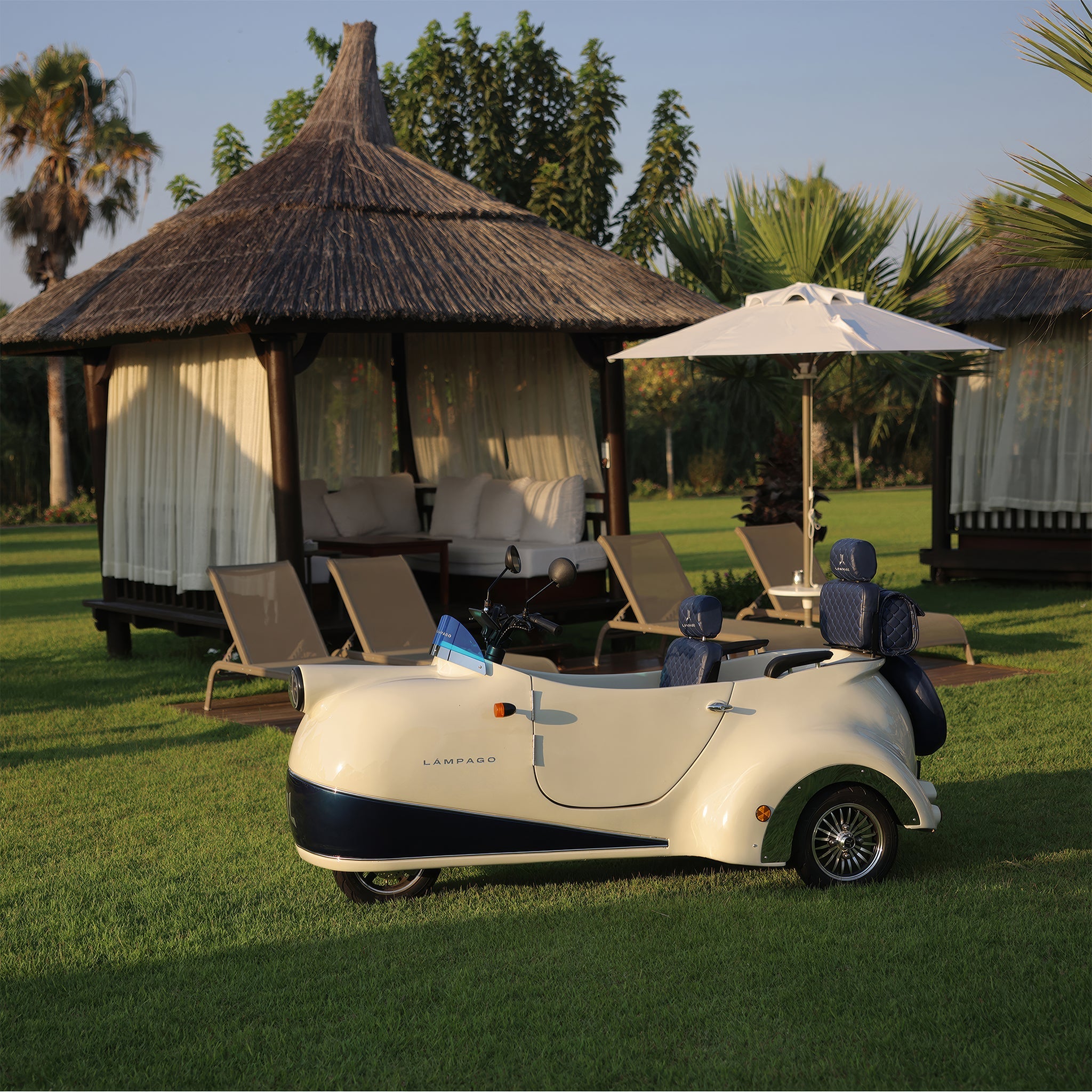 Elektrikli Moped | Ivory Blue