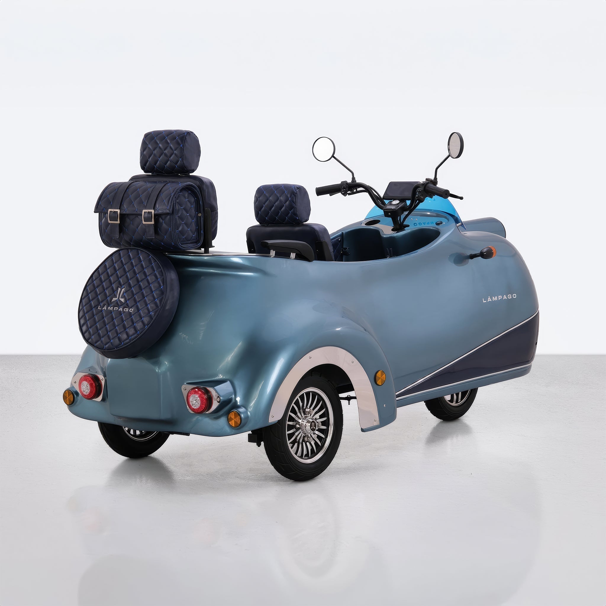 Elektrikli Moped | Ocean Blue