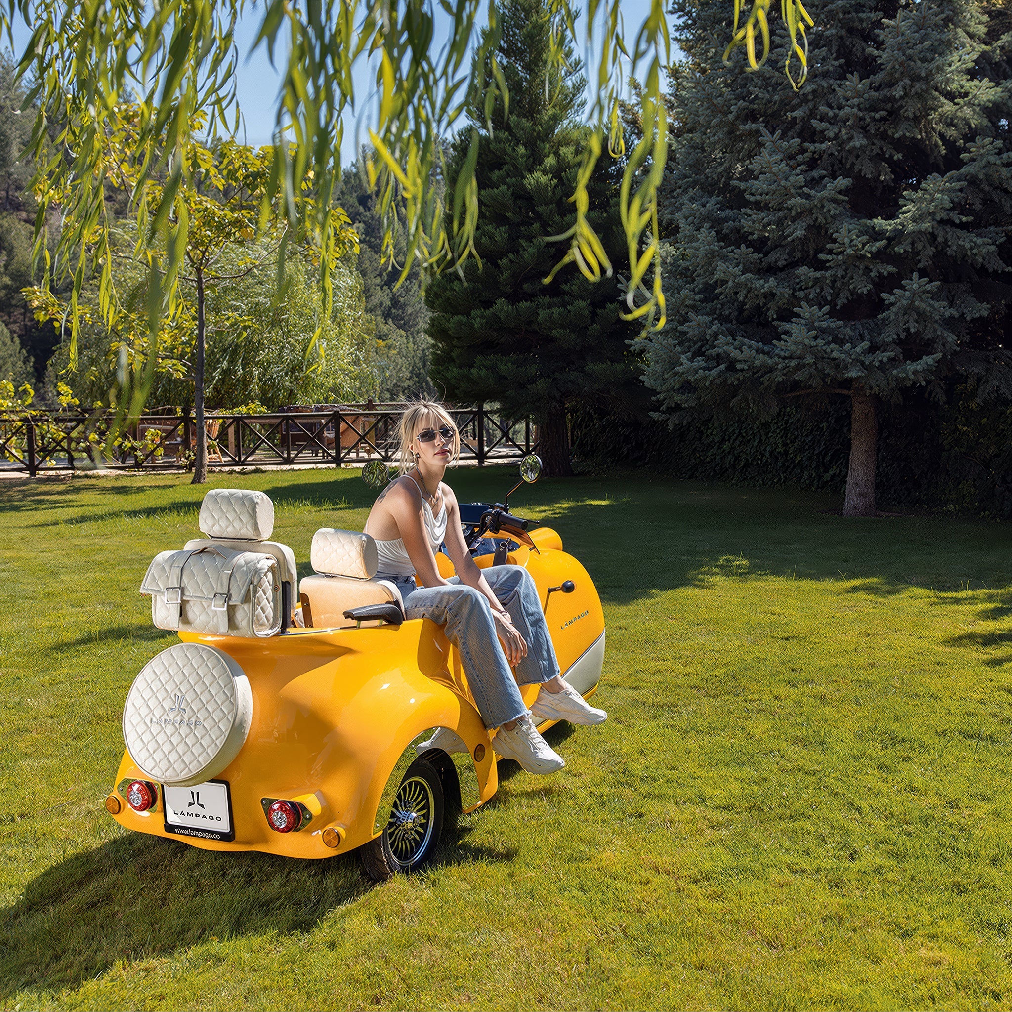 Elektrikli Moped | Sunrise Yellow