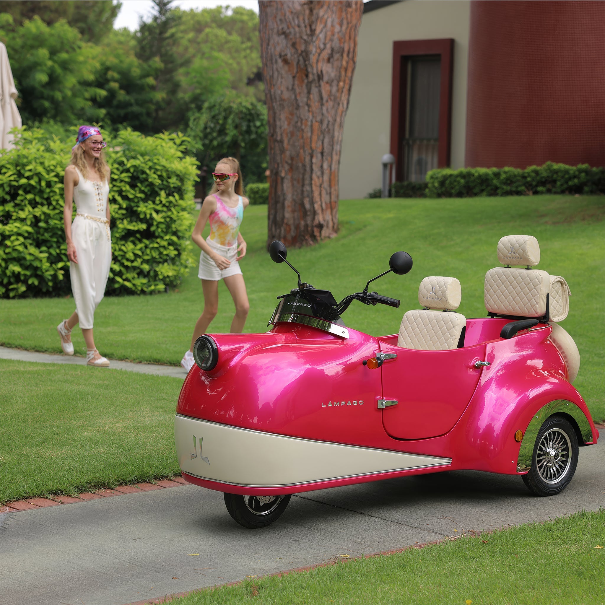 Elektrikli Moped | Sunset Pink