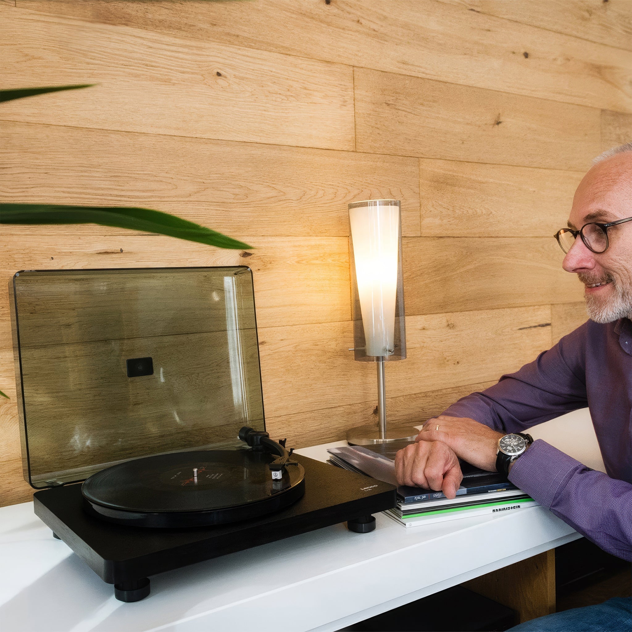 L-30BK Turntable | MMC Kartuşlu Ahşap Siyah Pikap
