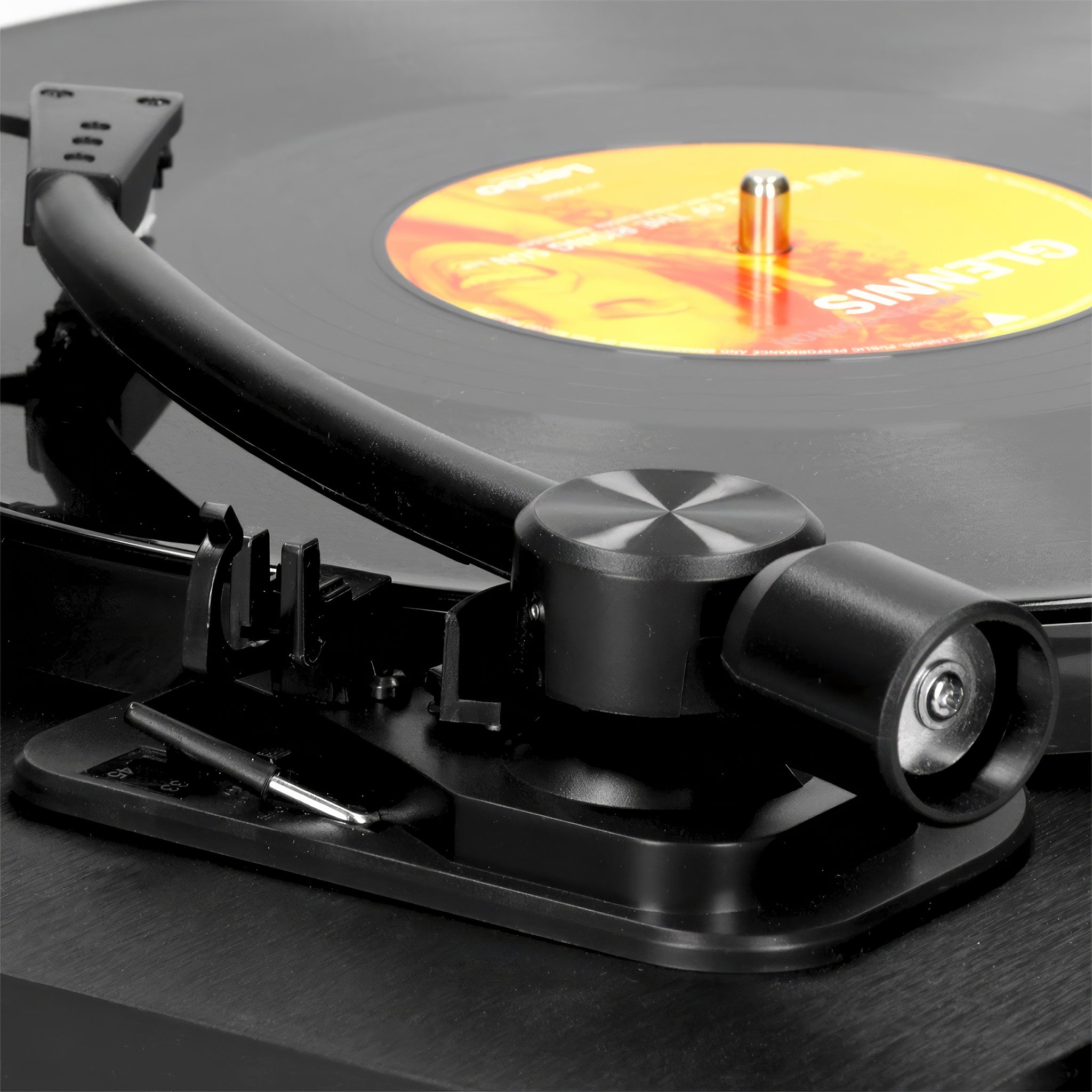 L-30BK Turntable | MMC Kartuşlu Ahşap Siyah Pikap