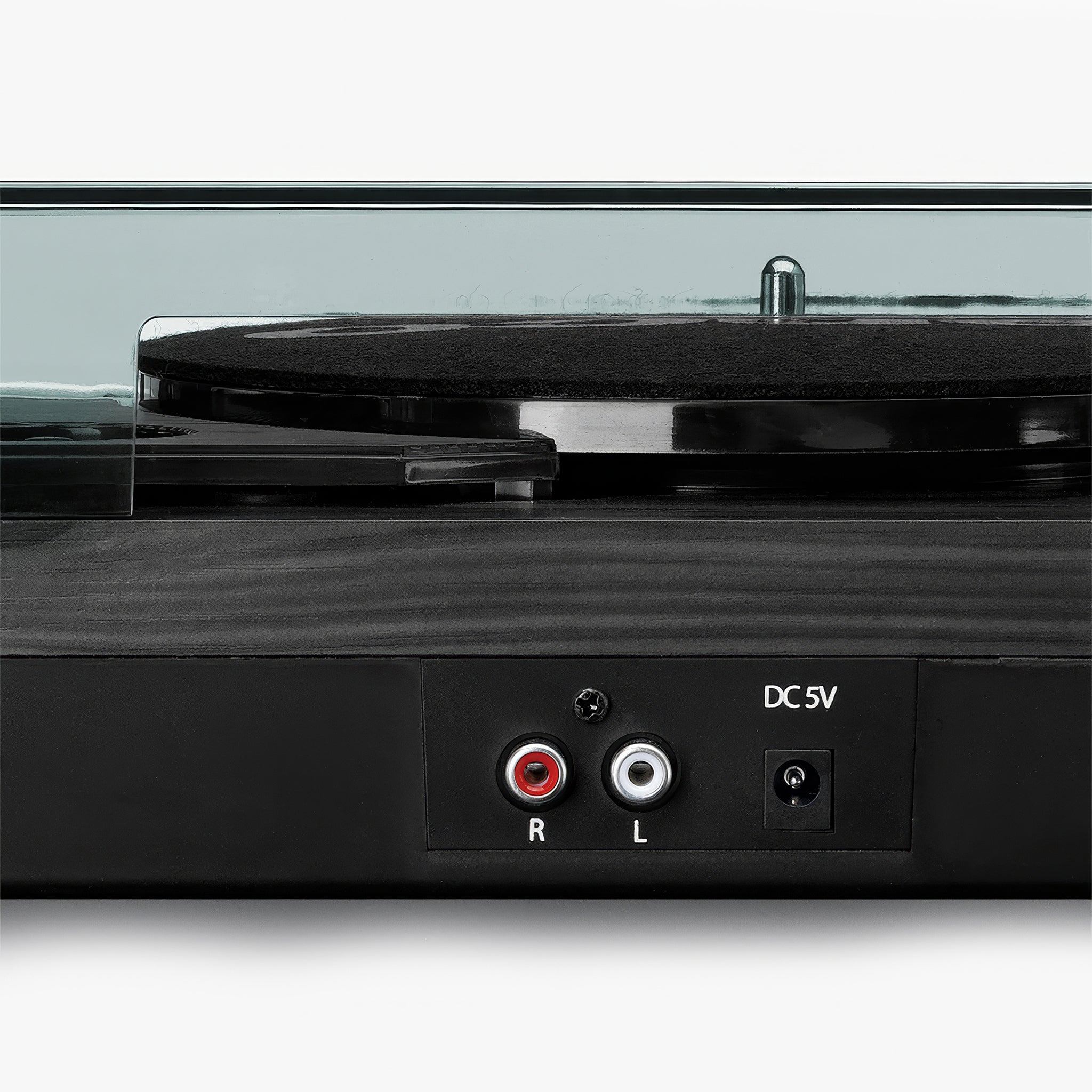 LS-10BK Turntable | Dahili Hoparlörlü Ahşap Siyah Pikap