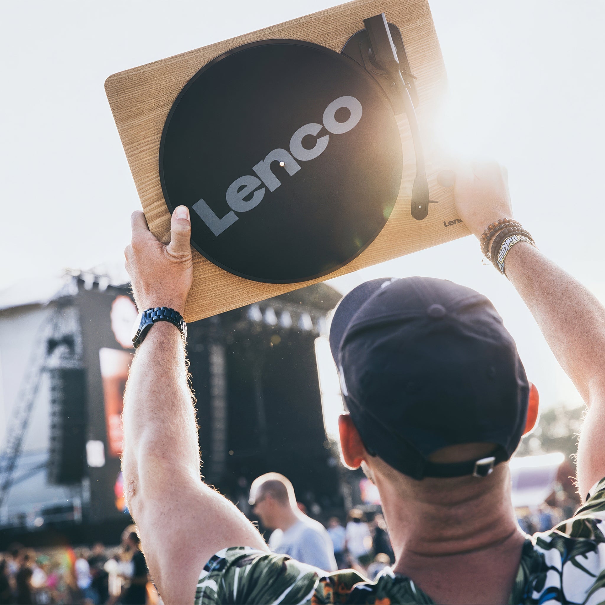 LS-50WD Turntable | Dahili Hoparlörlü USB Ahşap Pikap