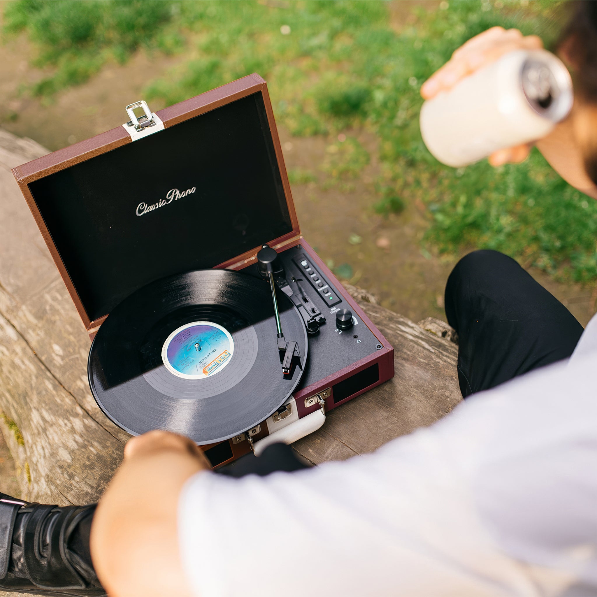 TT-120BNWH Turntable | BT Valiz Pikap