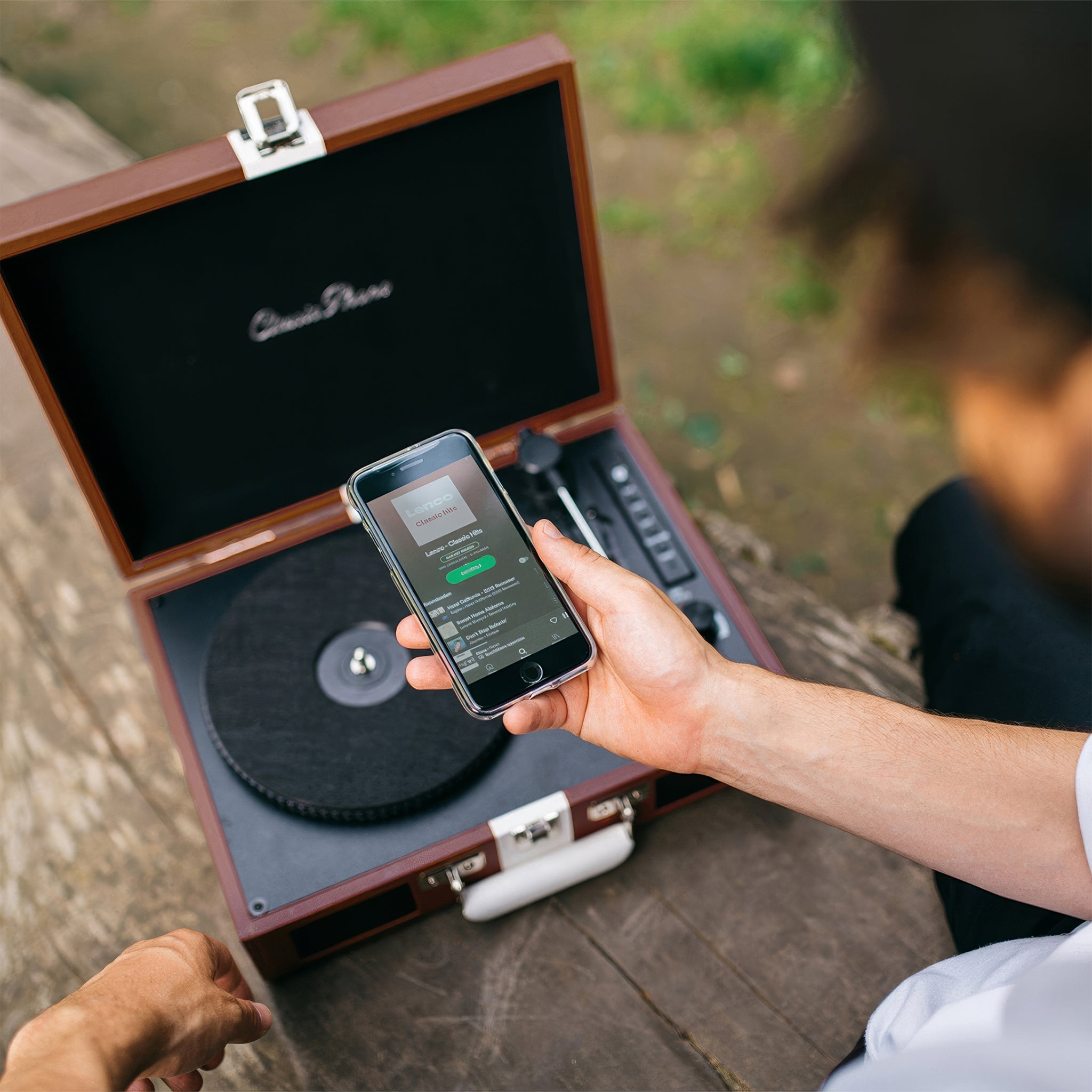 TT-120BNWH Turntable | BT Valiz Pikap