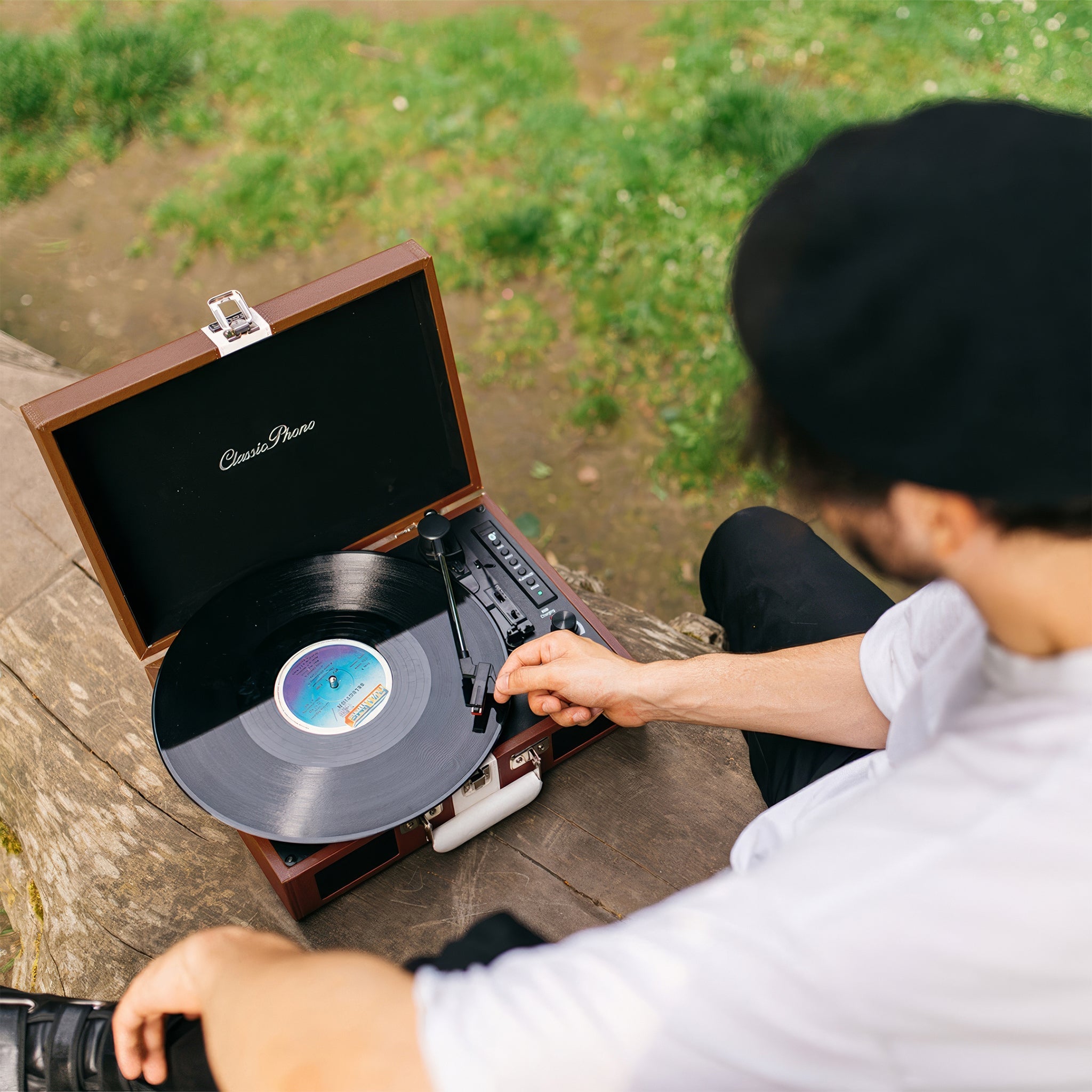 TT-120BNWH Turntable | BT Valiz Pikap