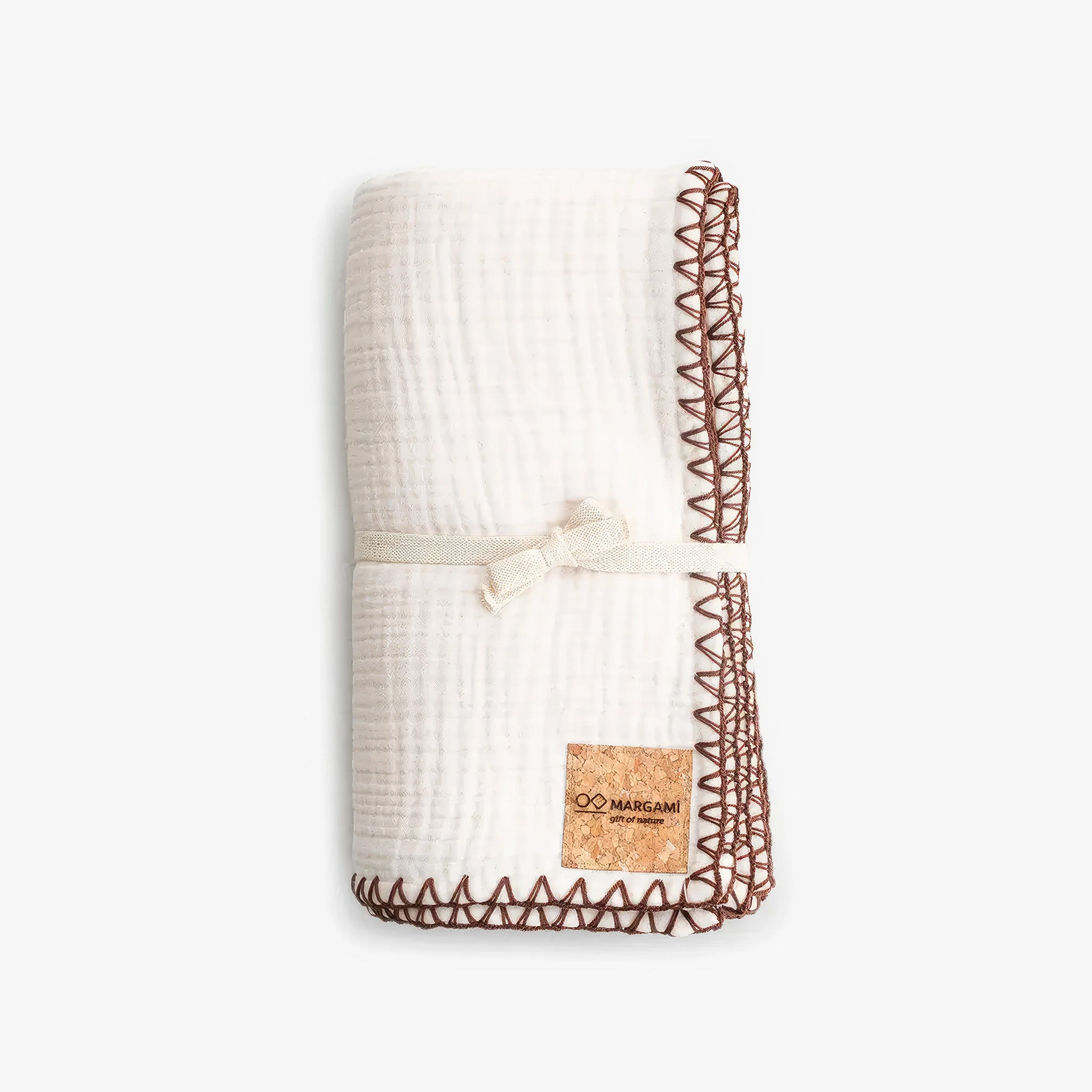 Pamuklu Yoga ve Meditasyon Battaniyesi | Ekru