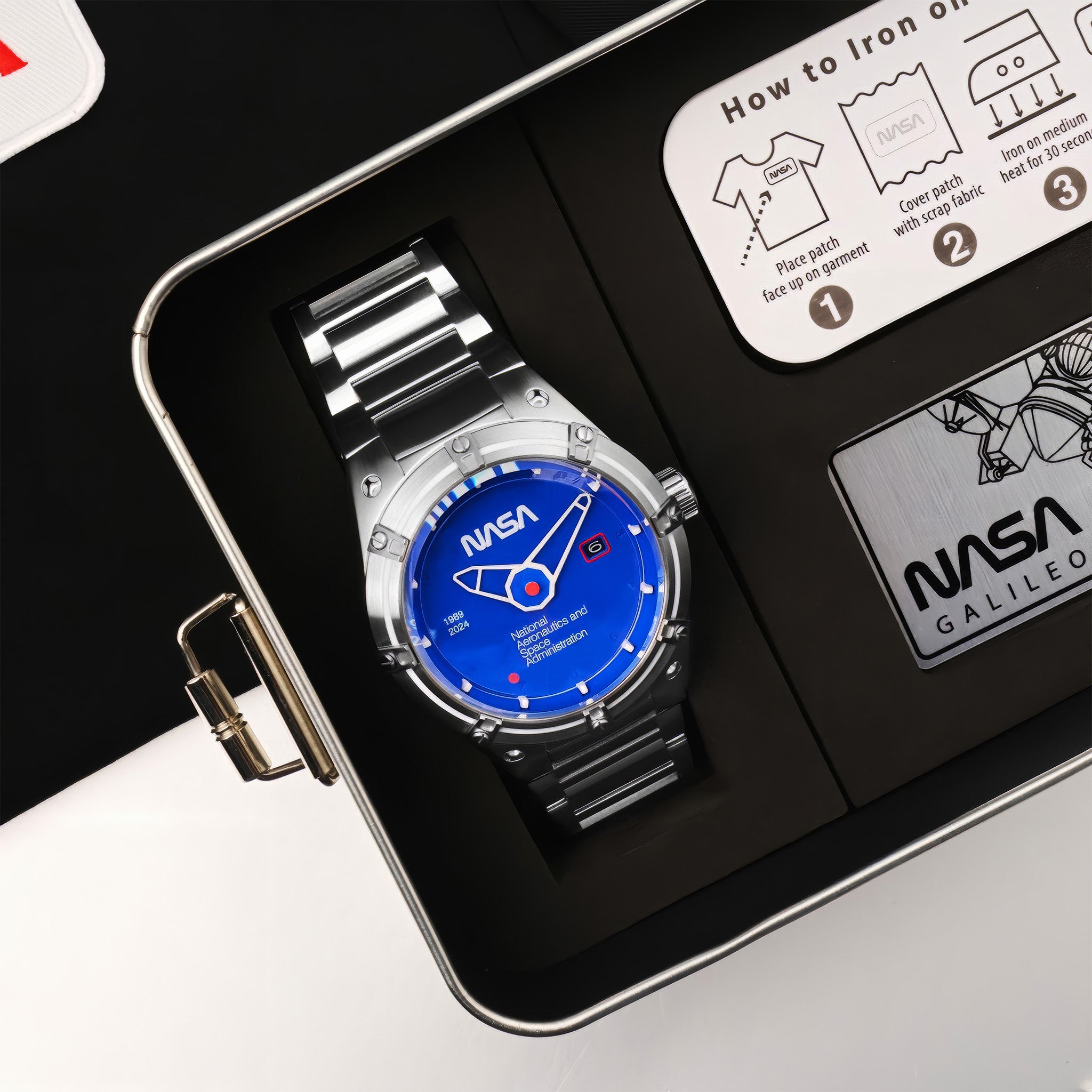 Nubeo Galileo Automatic NASA Limited Edition Kol Saati | Earth Blue