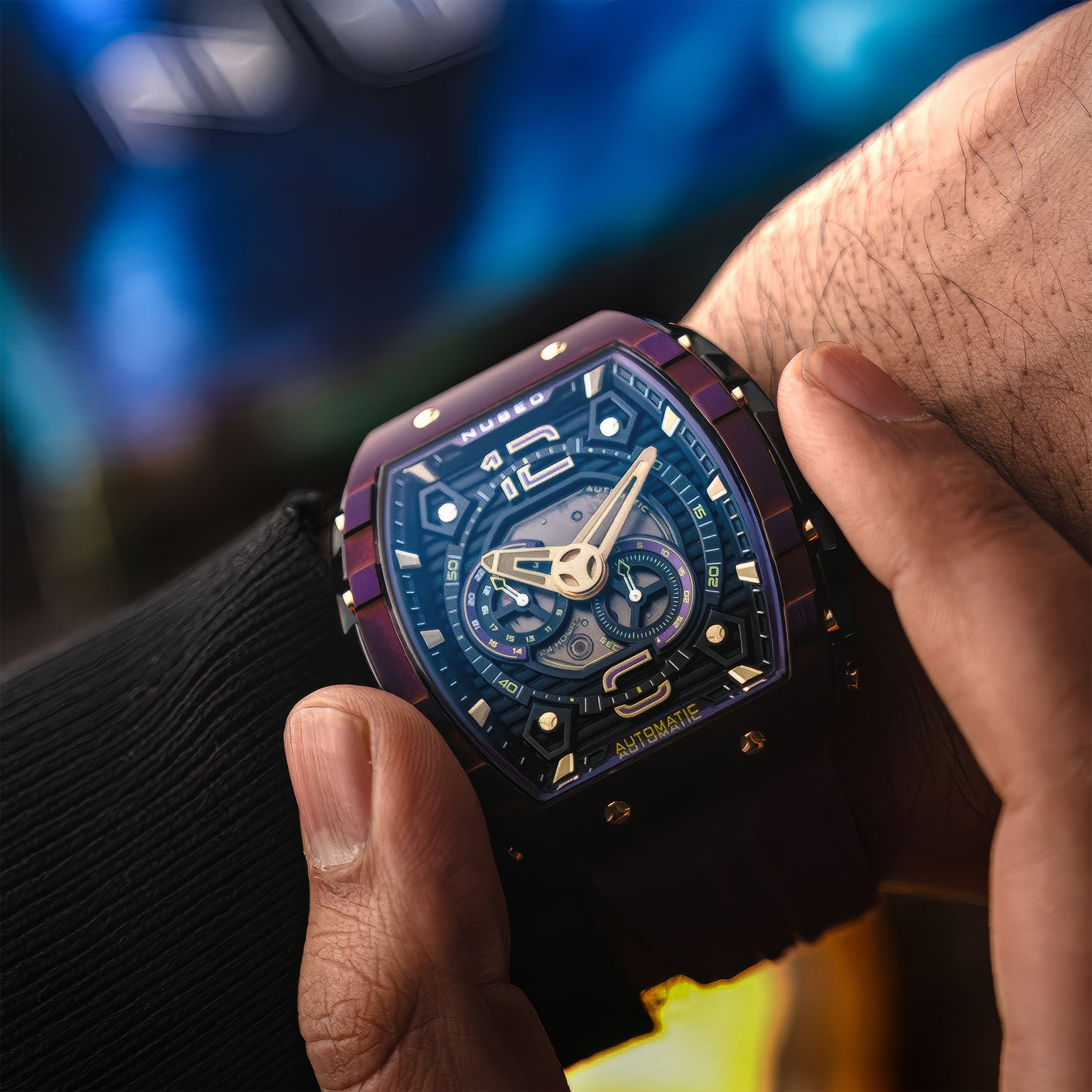 Magellan 24H Automatic Kol Saati | Deep Purple