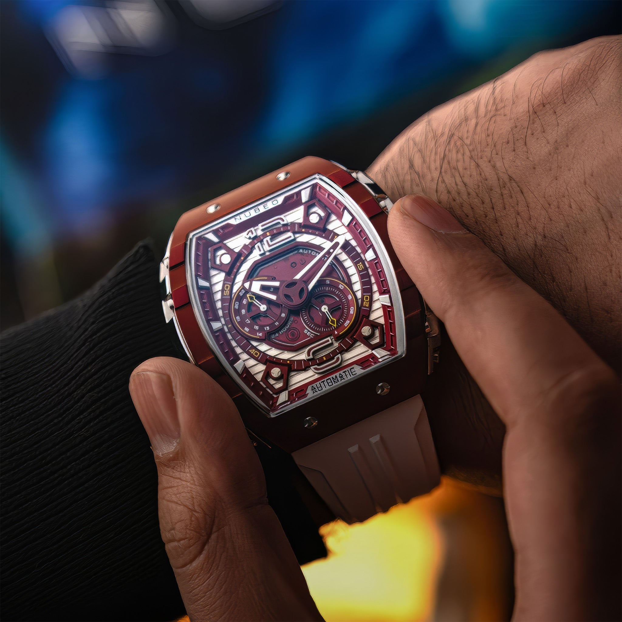 Magellan 24H Automatic Kol Saati | Crimson Rose