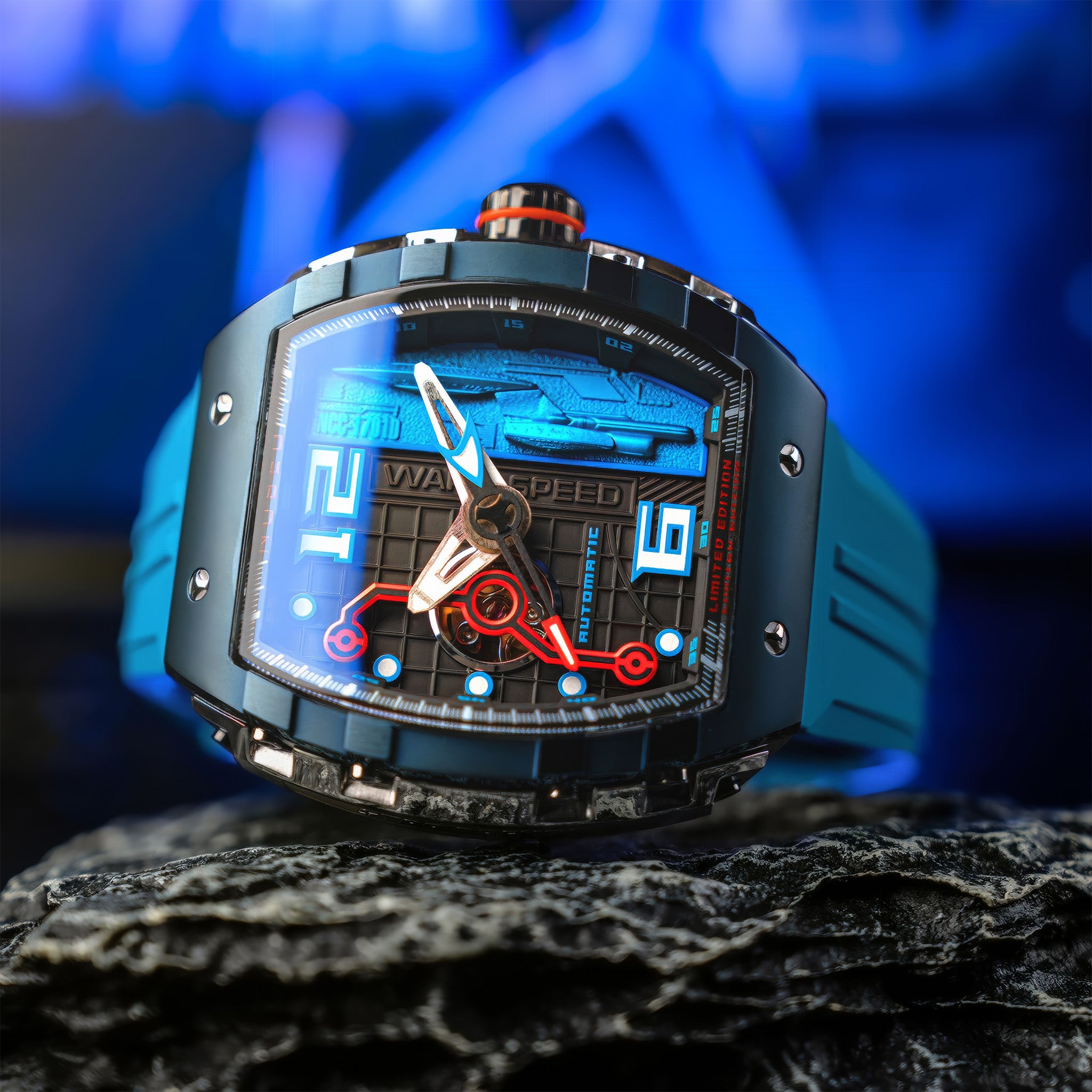 Magellan Automatic Star Trek Warp Speed Limited Edition Kol Saati | Troi Blue