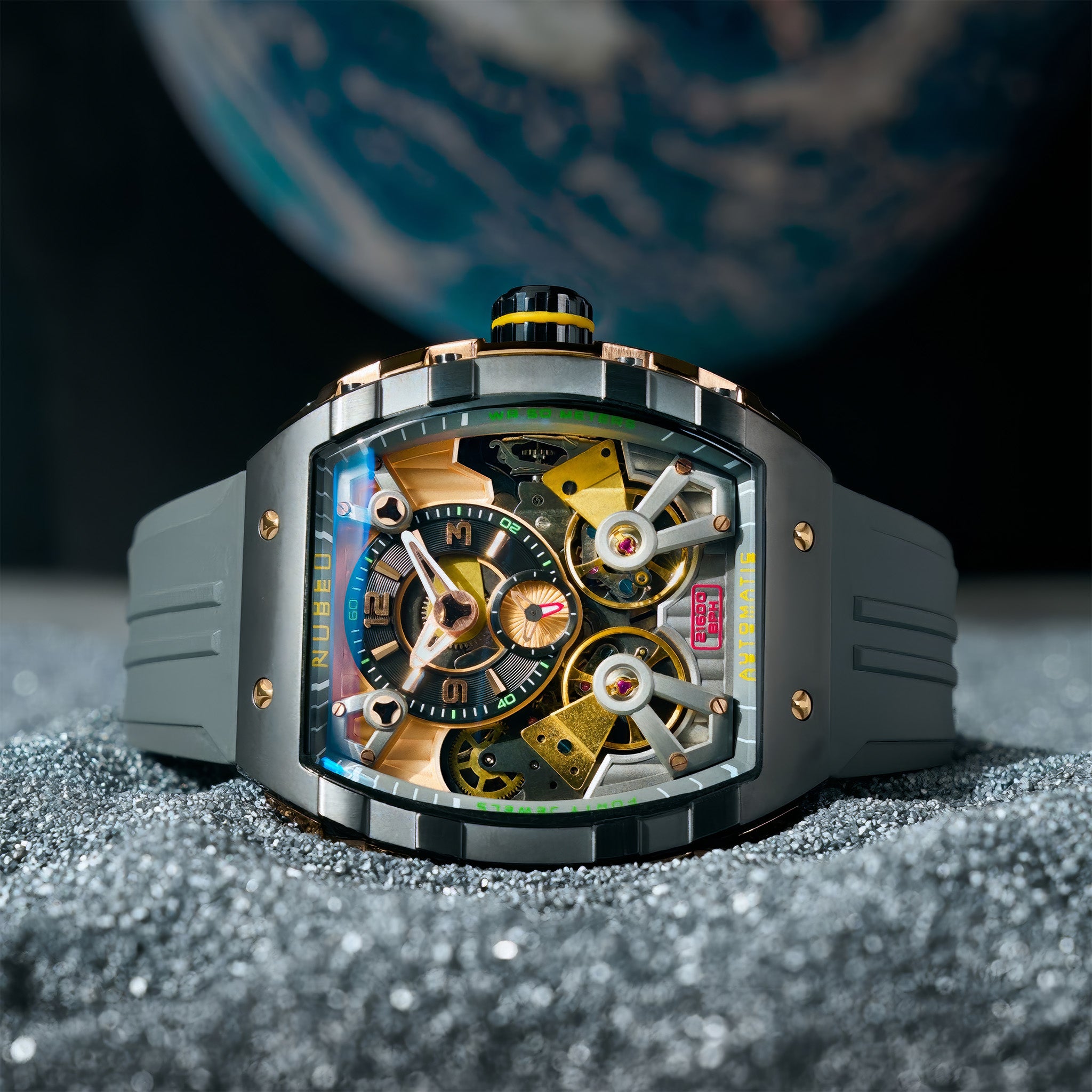 Magellan Double Barrel Automatic Kol Saati | Deep Grey