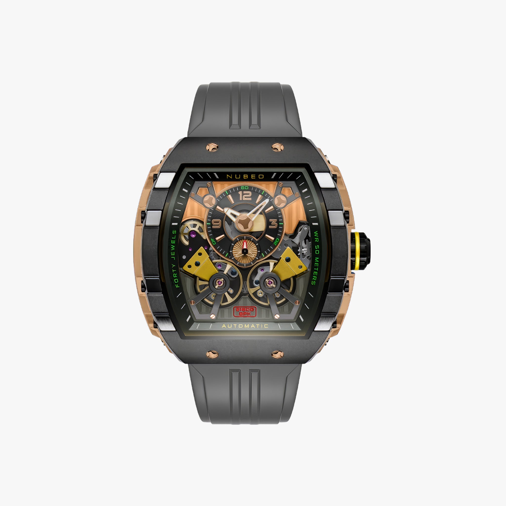 Magellan Double Barrel Automatic Kol Saati | Deep Grey