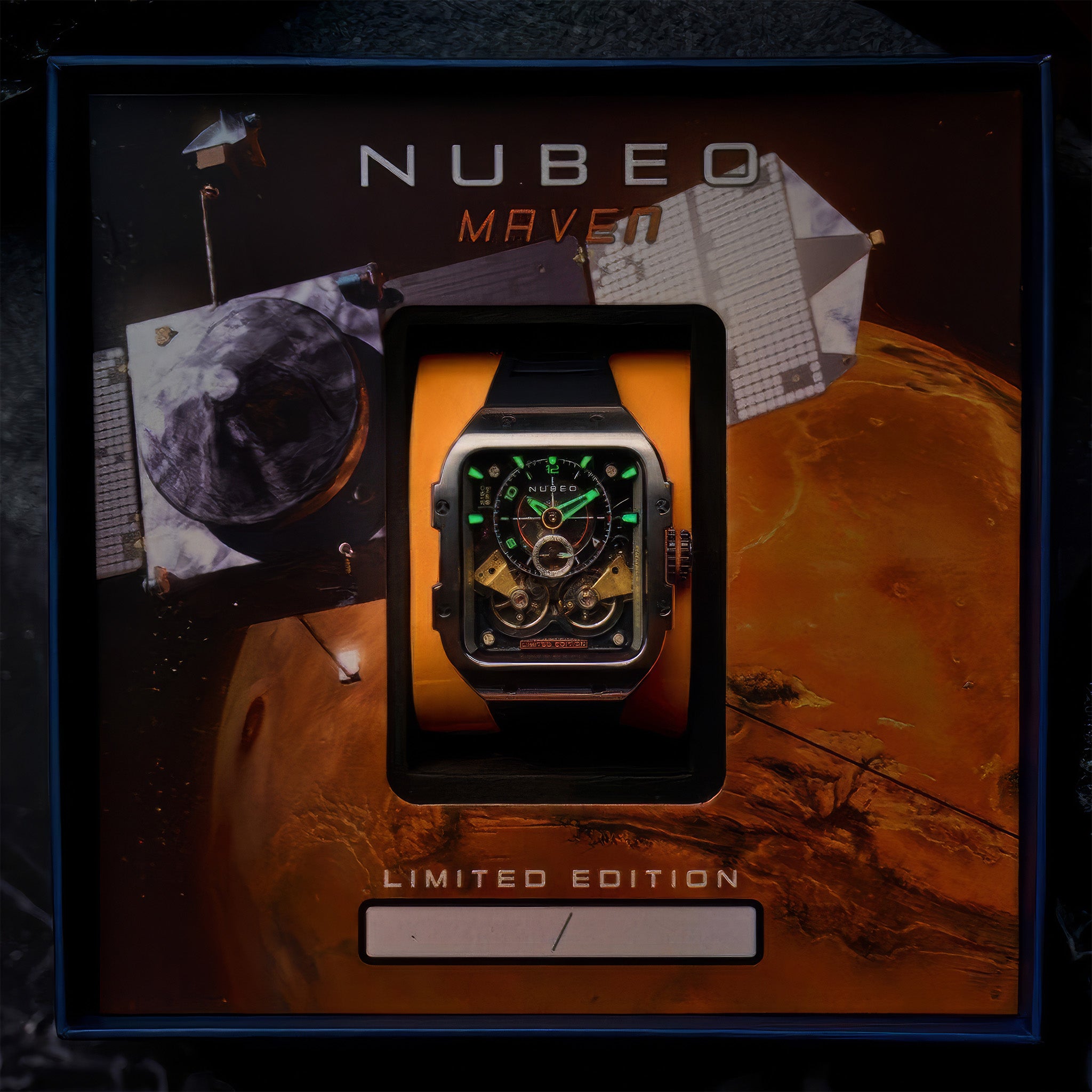 Nubeo Maven Automatic Limited Edition Kol Saati | Granite Black