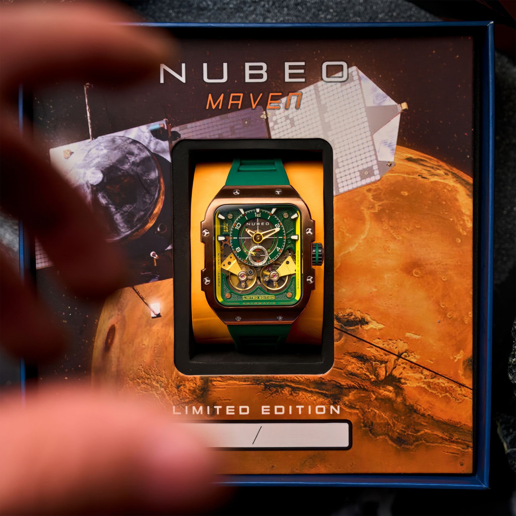Nubeo Maven Automatic Limited Edition Kol Saati | Gothic Green
