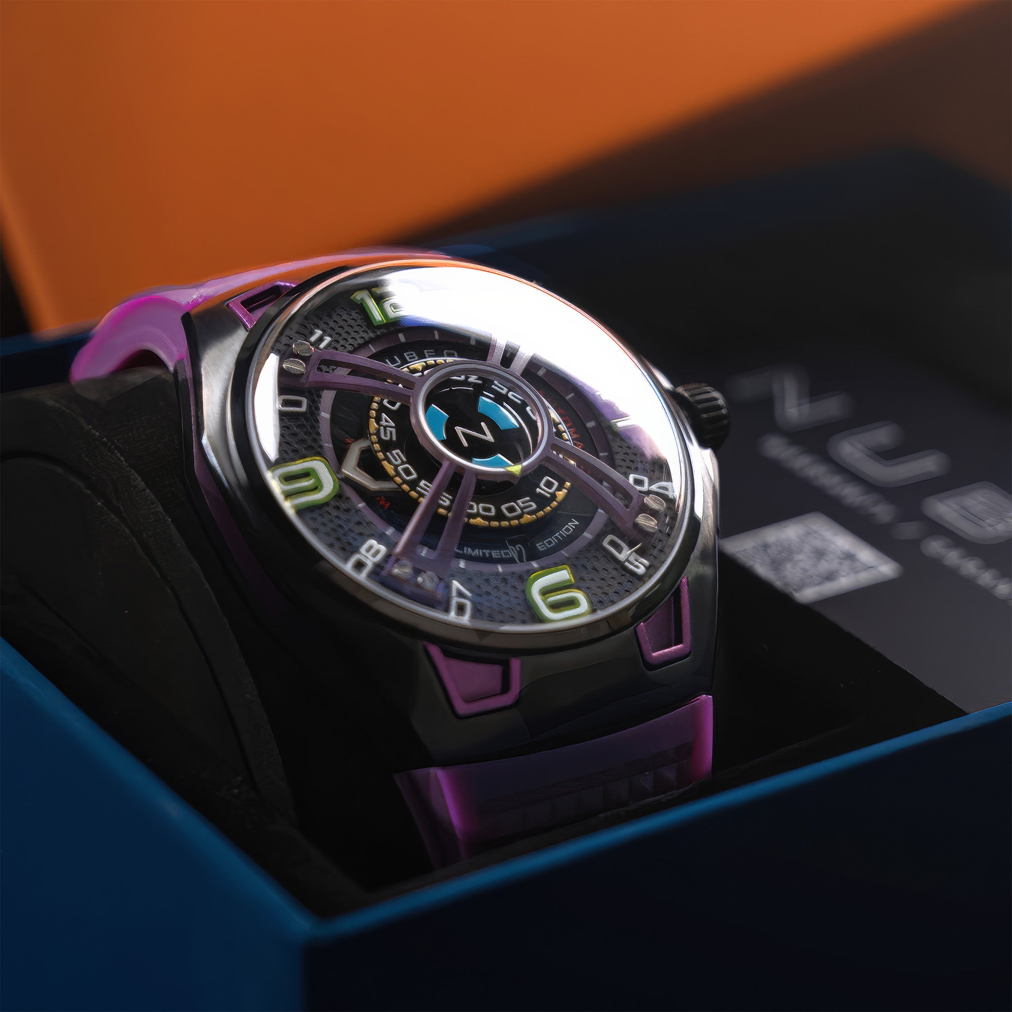 Nubeo OAO Automatic Limited Edition Kol Saati | Purple Void