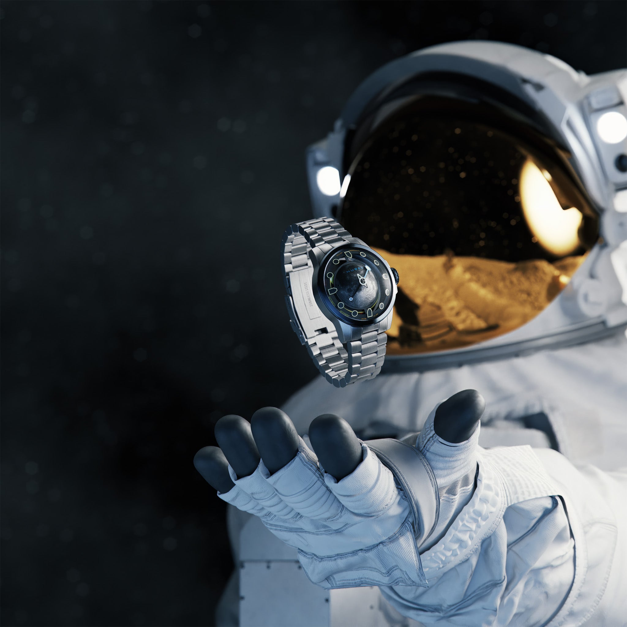 Tranquility Automatic Limited Edition Kol Saati | Crescent Blue