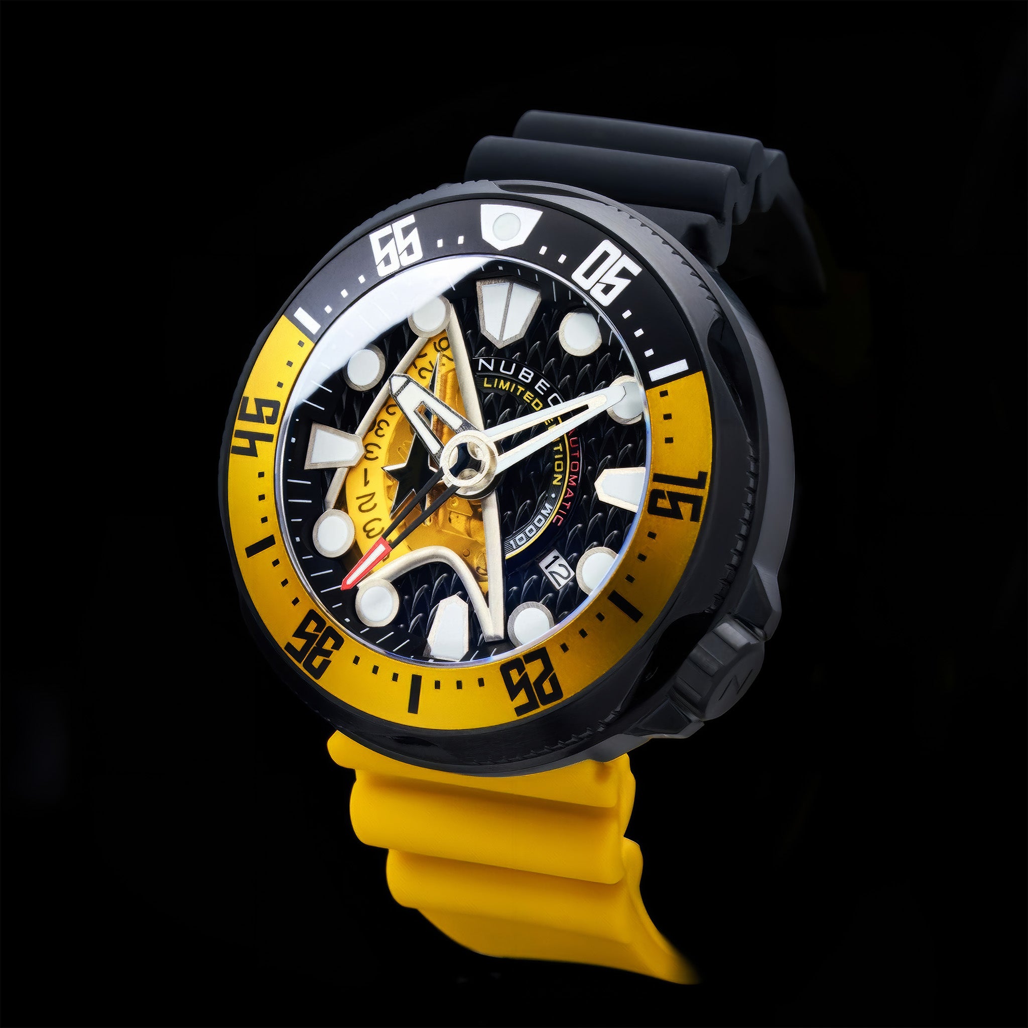 Nubeo Ventana Automatic Star Trek Starfleet Limited Edition Kol Saati | Command Yellow