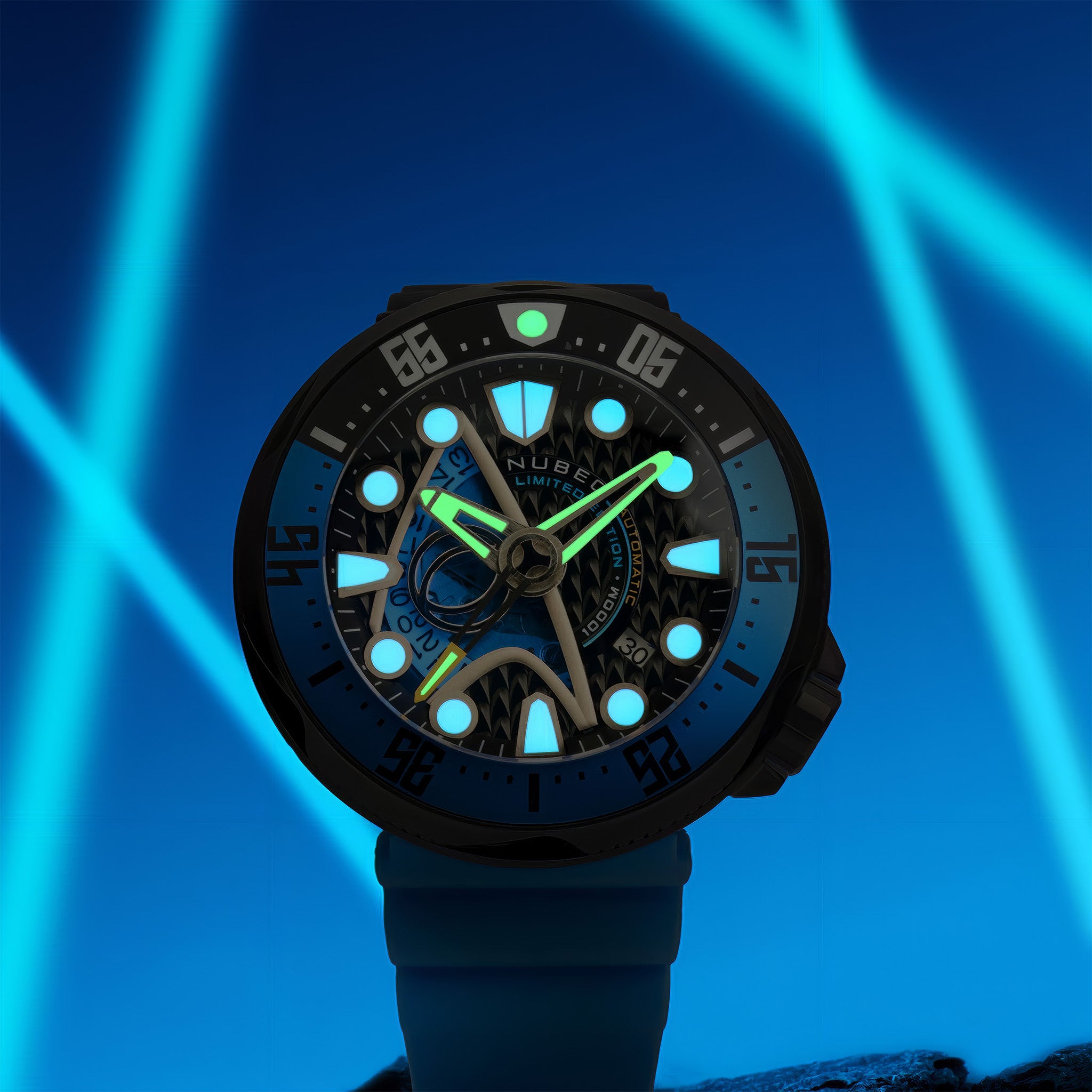 Nubeo Ventana Automatic Star Trek Starfleet Limited Edition Kol Saati | Science Blue