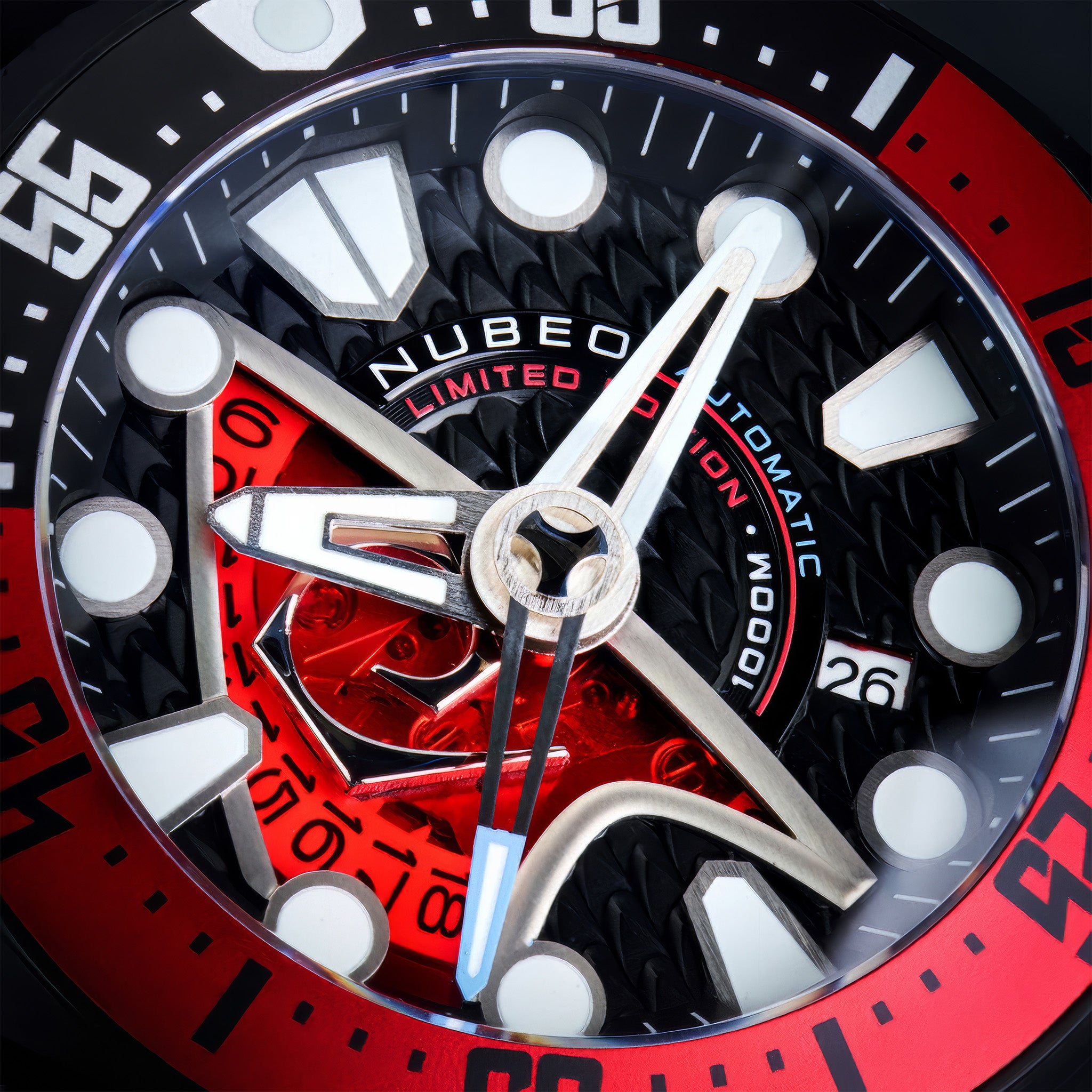 Nubeo Ventana Automatic Star Trek Starfleet Limited Edition Kol Saati | Ops Red