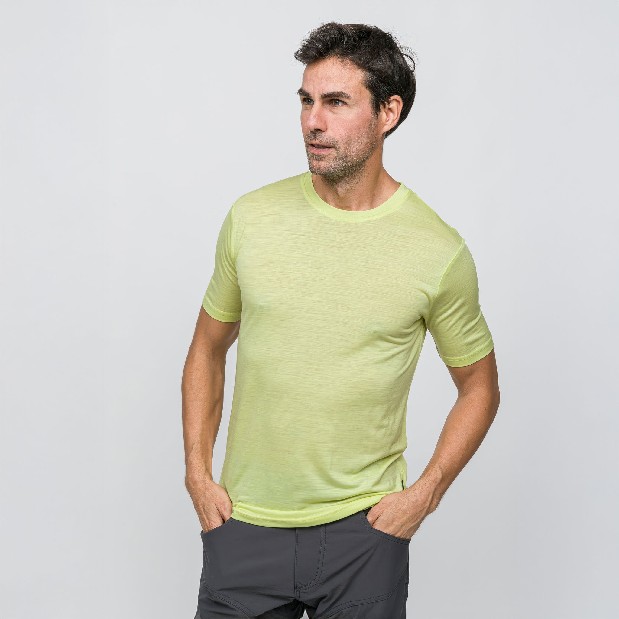 ODS Sportswear lime All-Season Merino T-Shirt 135 gr