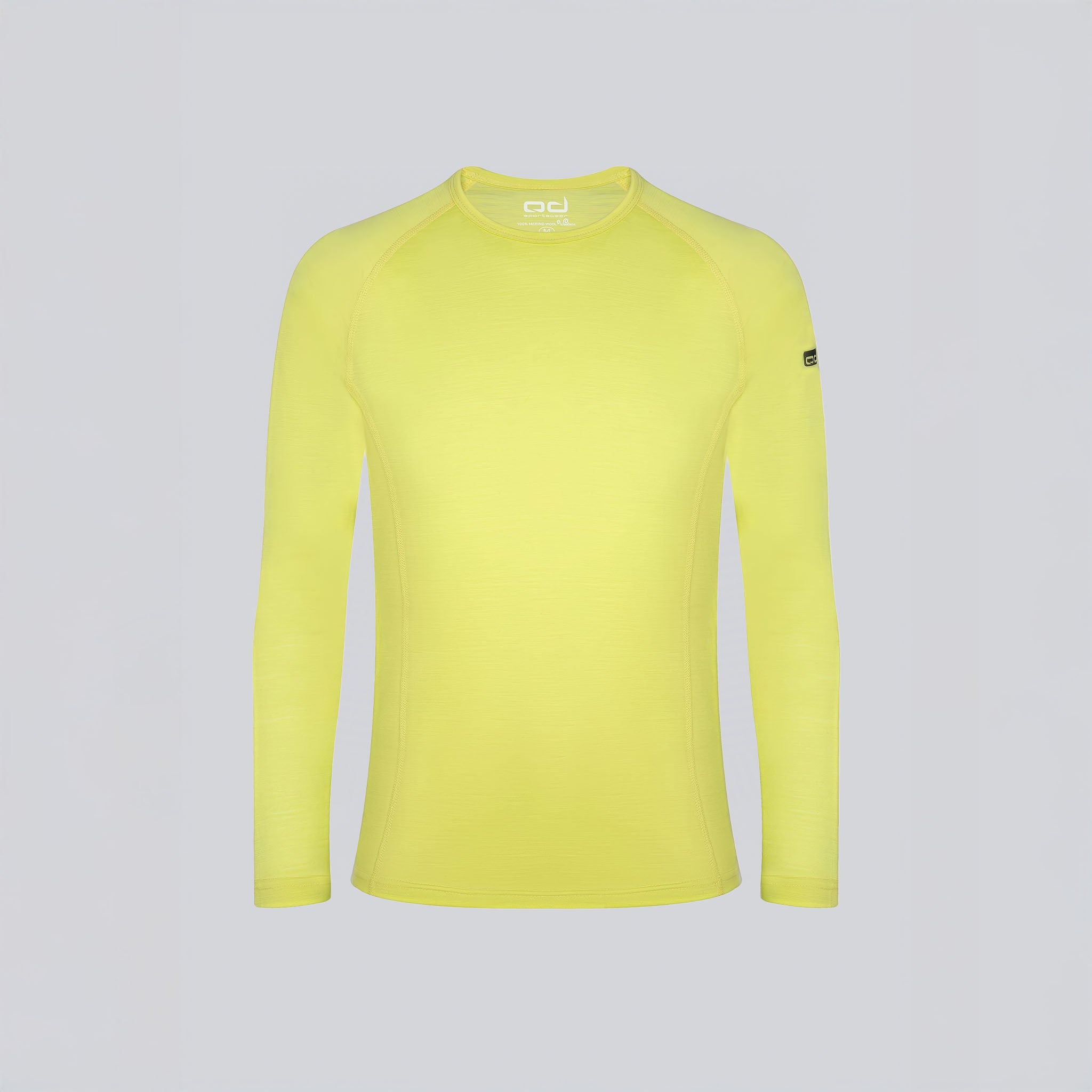 All-Season Merino Uzun Kollu T-Shirt 135 gr | Lime