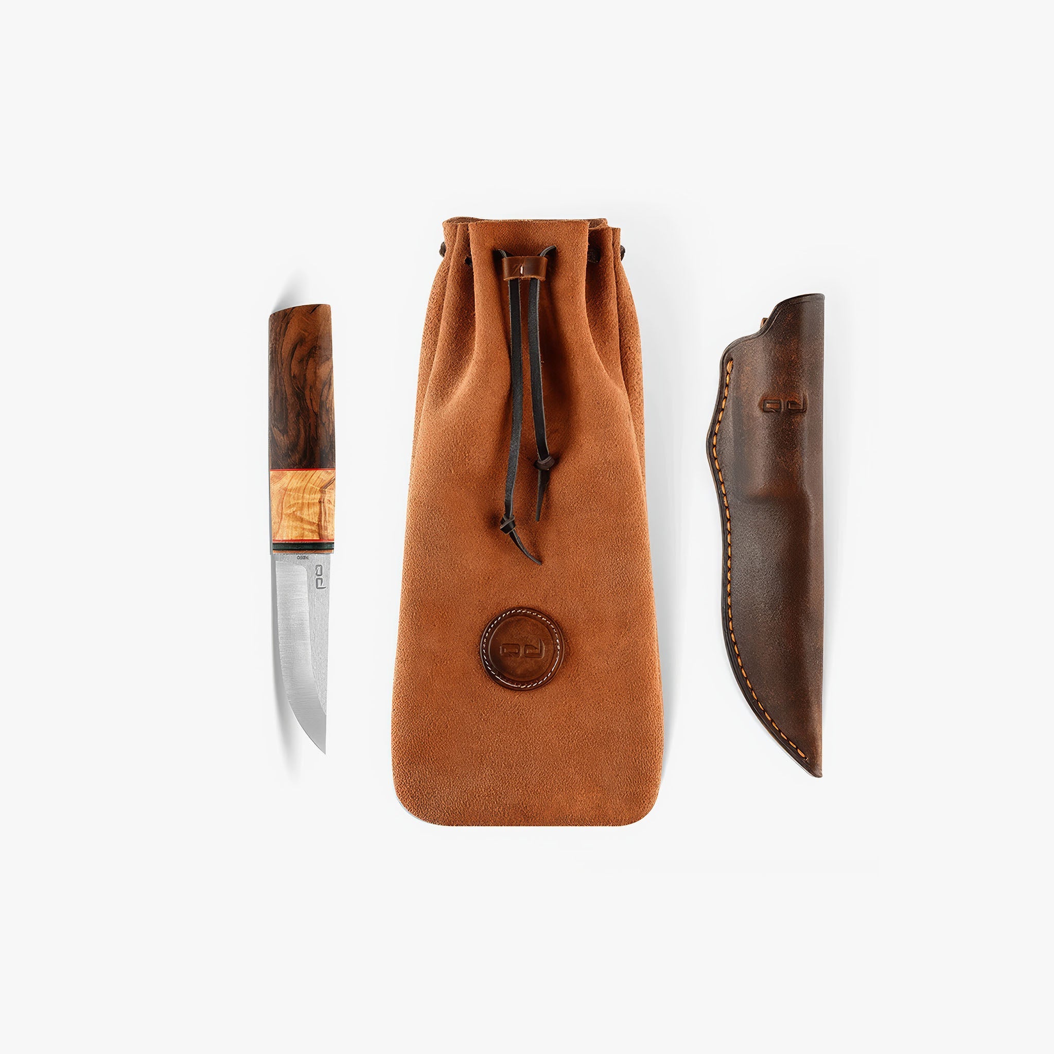 Serdar Kılıç Puukko Bıçak N690 Çelik Kök Ceviz Saplı – El yapımı outdoor bıçak