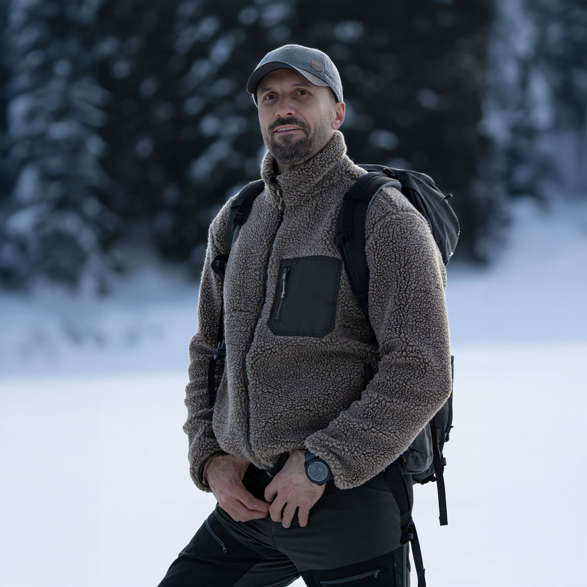 Sherpa Yün Ceket Lambswool