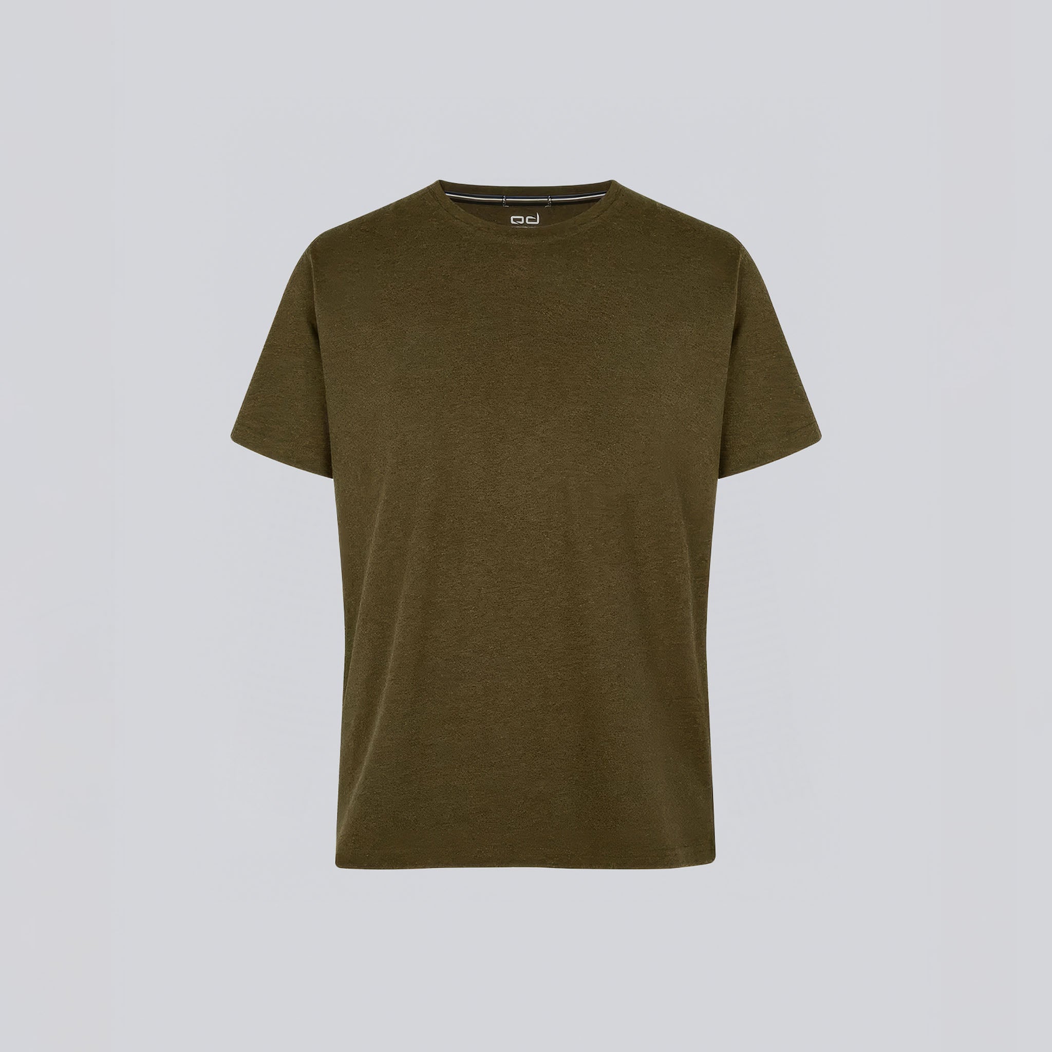 Soft Tees Basic T-Shirt %100 Pamuk | Haki Melanj