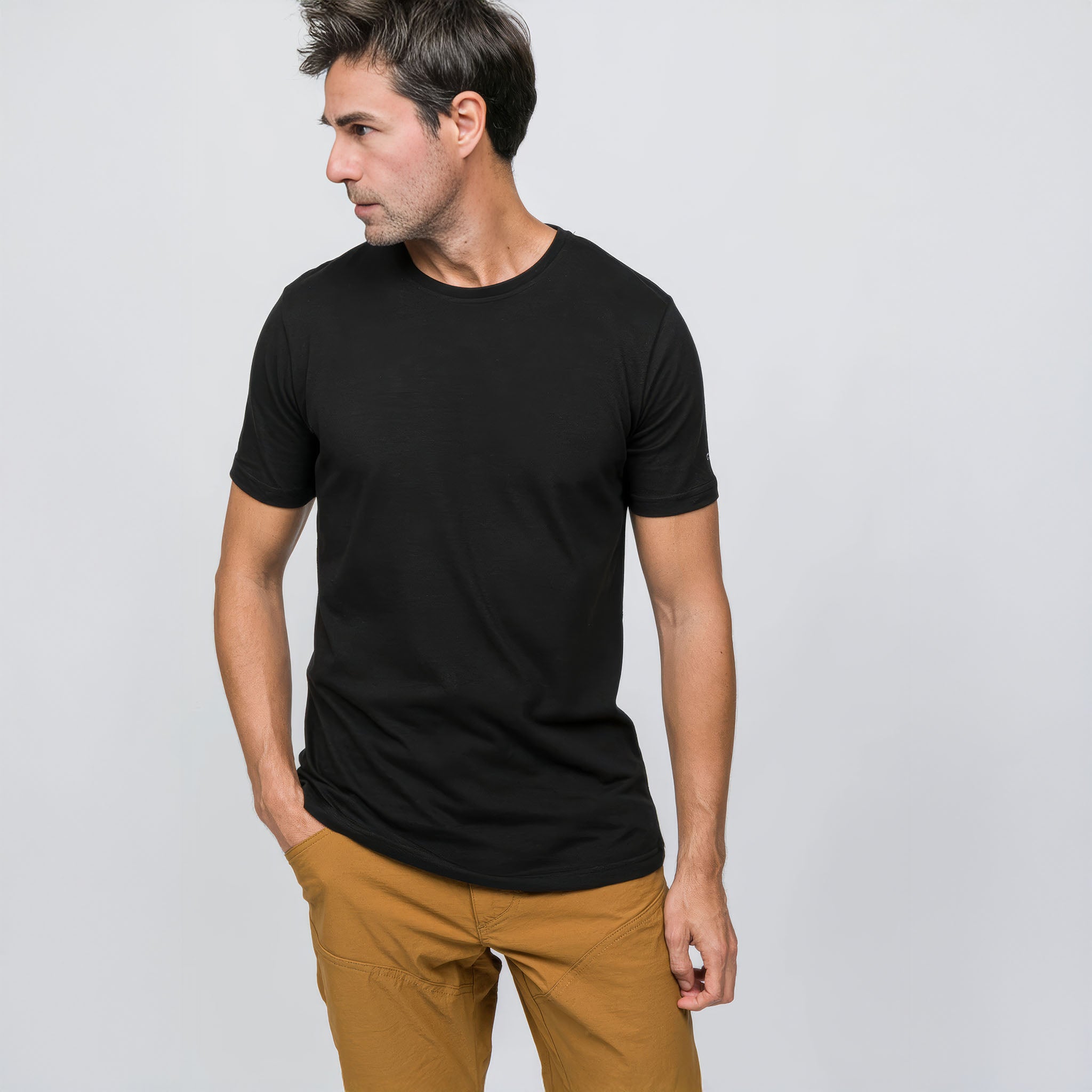 Soft Tees Basic T-Shirt %100 Pamuk | Siyah