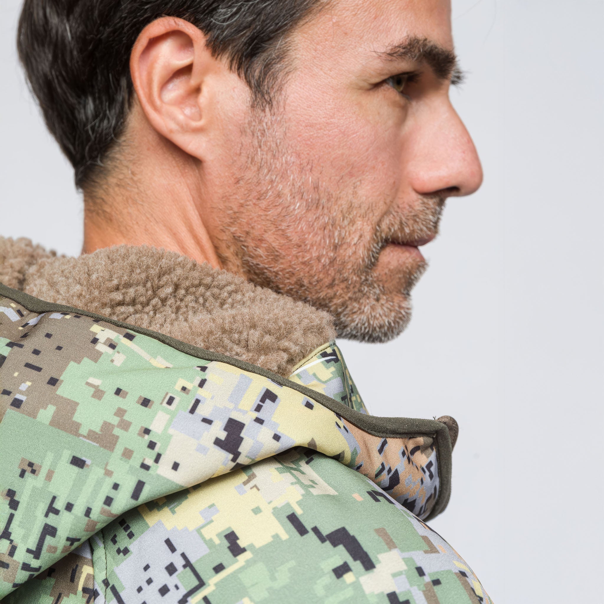 SoftShell Rüzgar ve Suya Dayanıklı Mont | Camo Yeşil