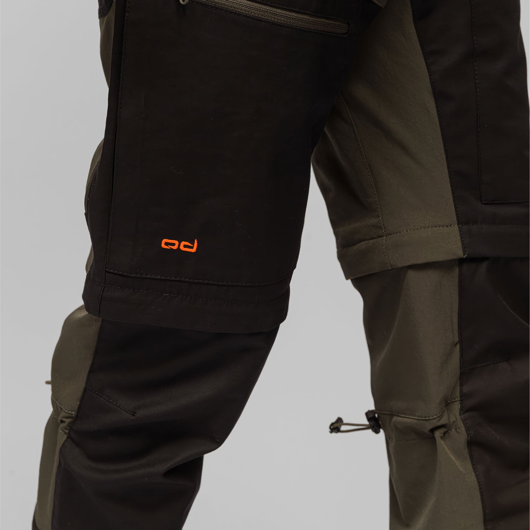 TREK Dayanıklı Modüler 2'si bir arada Teknik Outdoor Pantolon | Siyah