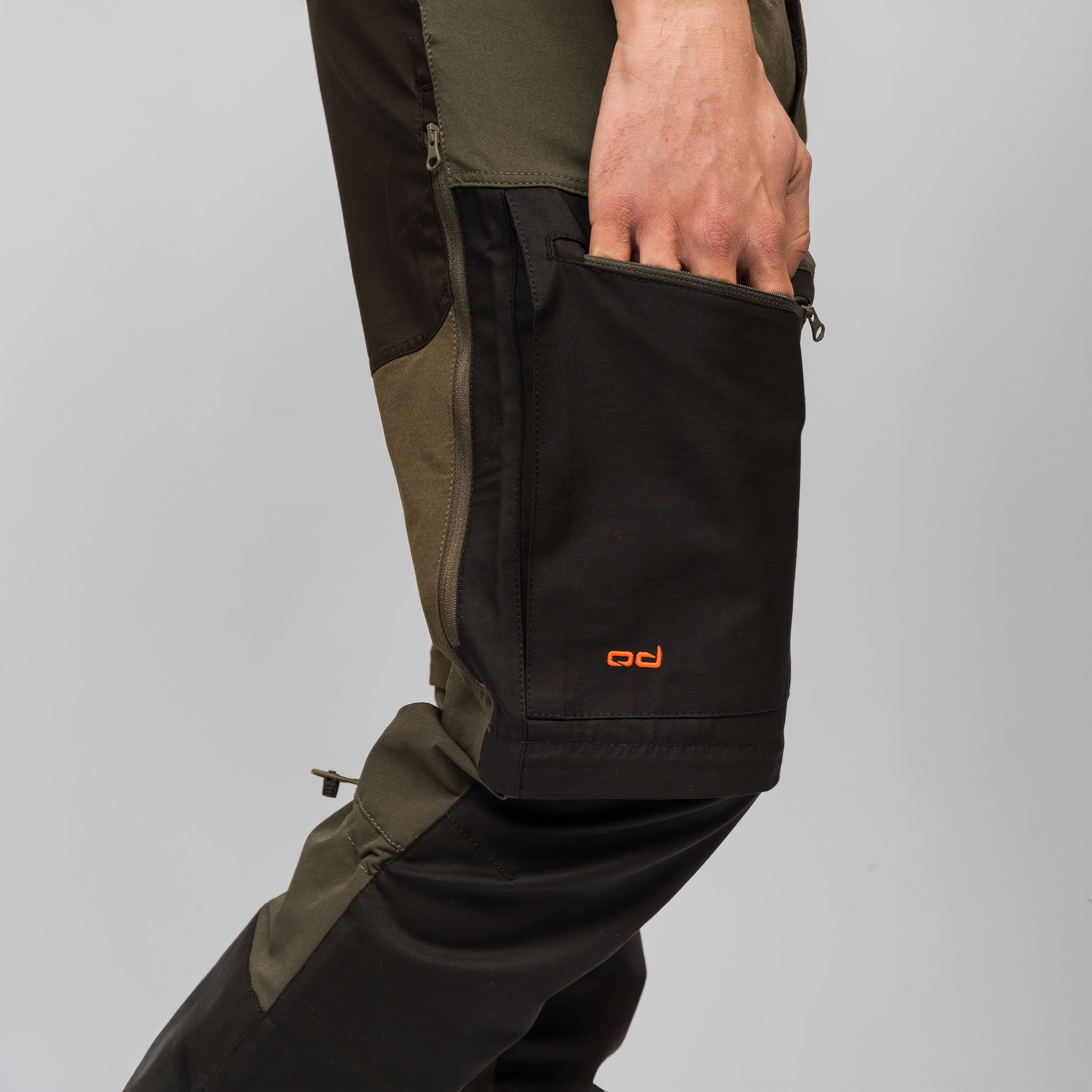 TREK Dayanıklı Modüler 2'si bir arada Teknik Outdoor Pantolon | Siyah