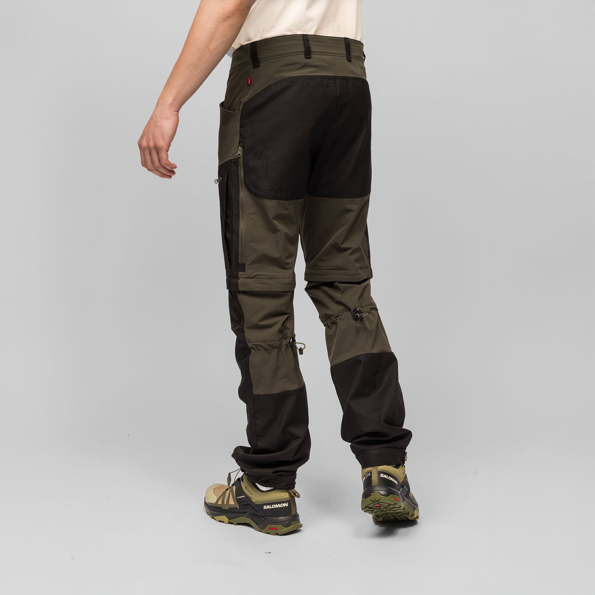 TREK Dayanıklı Modüler 2'si bir arada Teknik Outdoor Pantolon | Siyah