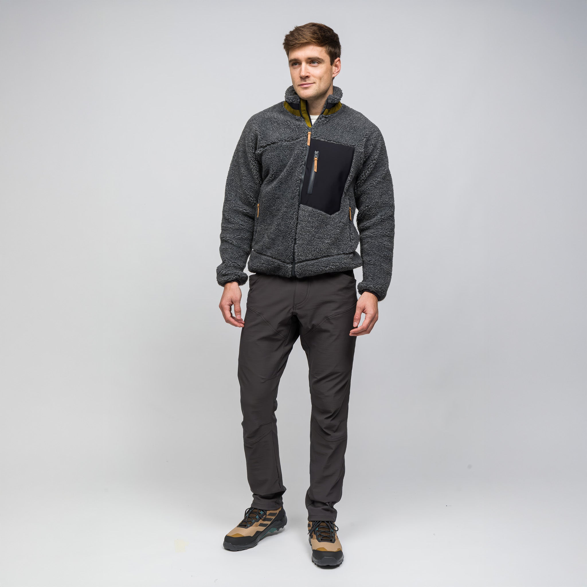 Sherpa Yün Ceket Lambswool | Antrasit