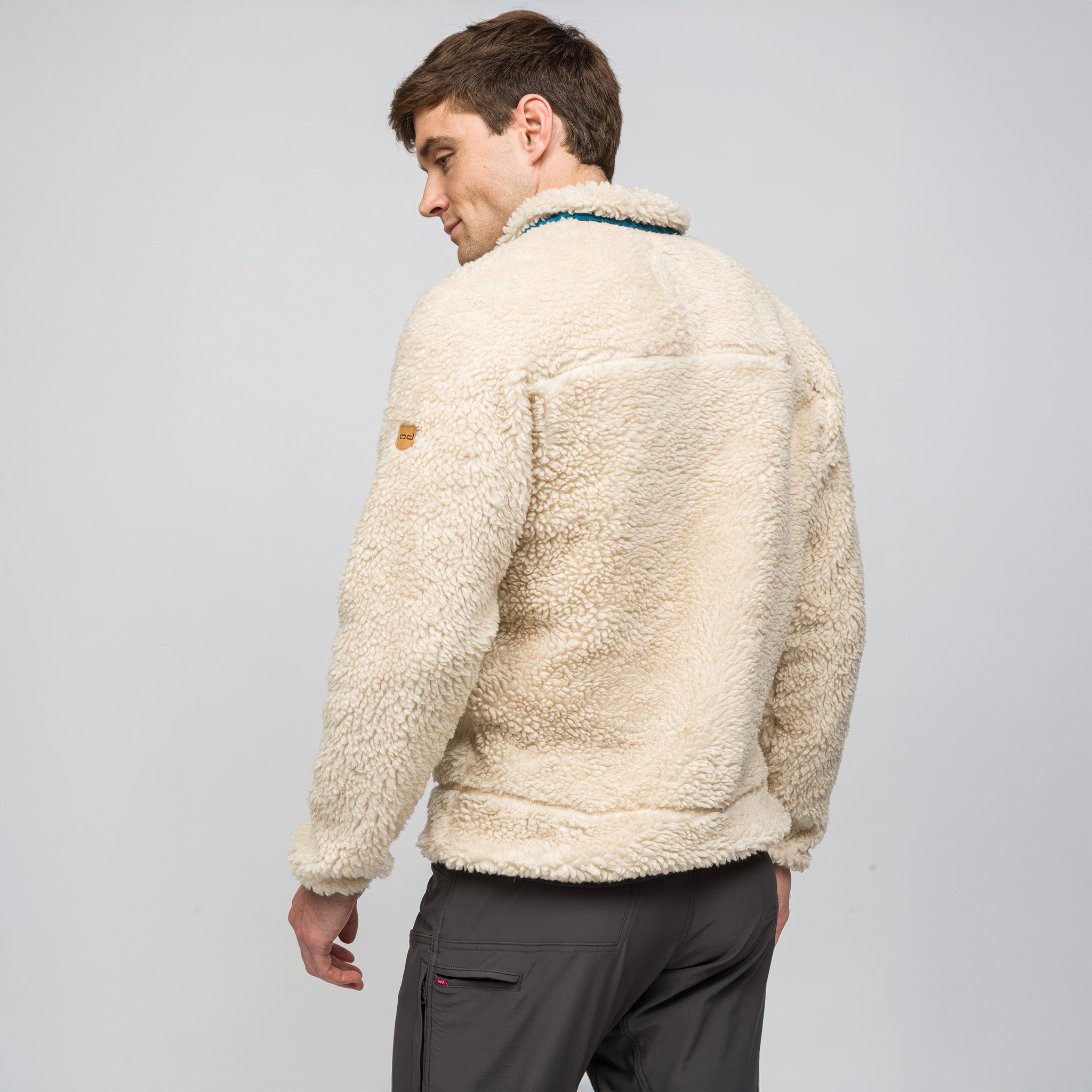 Sherpa Yün Ceket Lambswool | Krem Rengi
