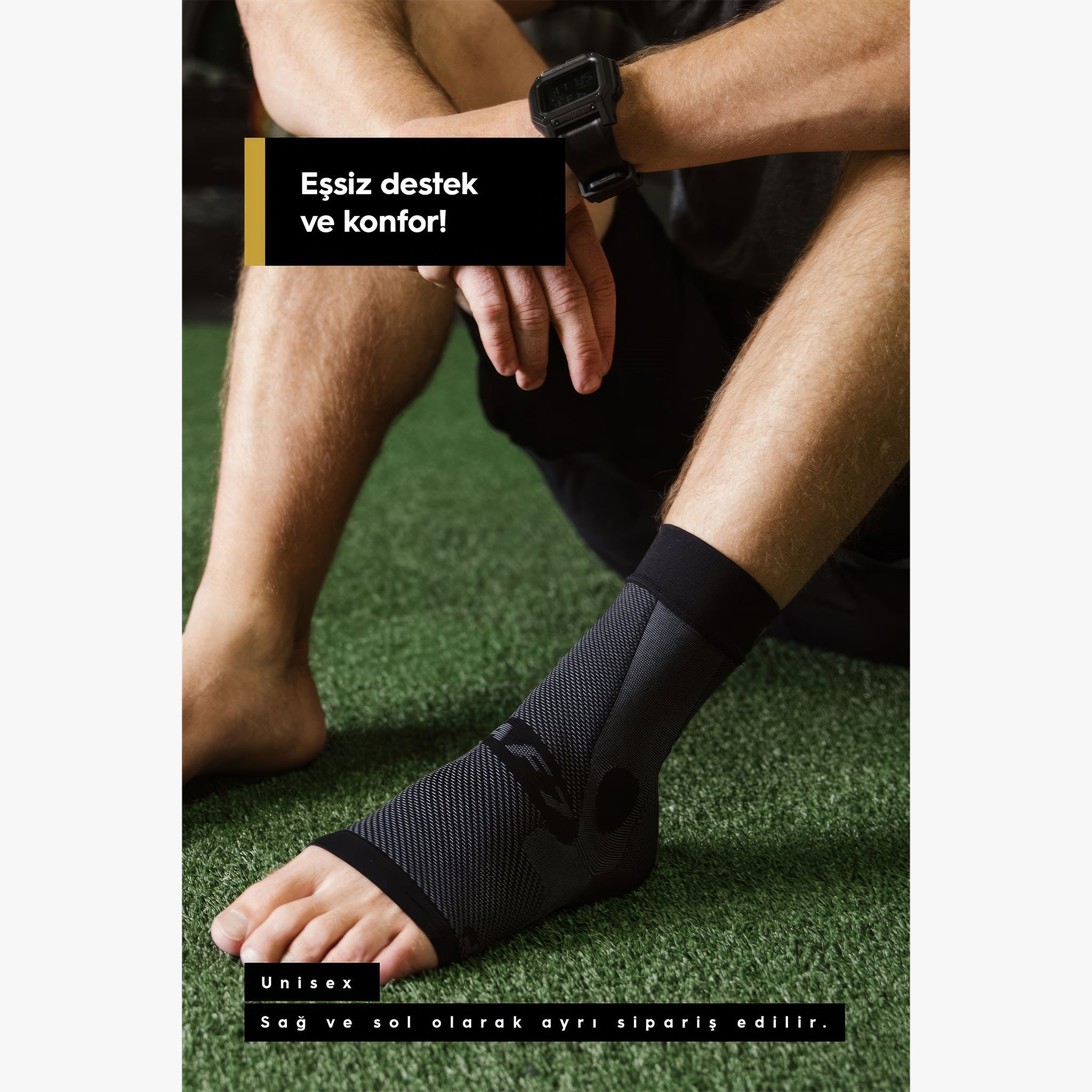 AF7 Ayak Bilek Desteği | Siyah