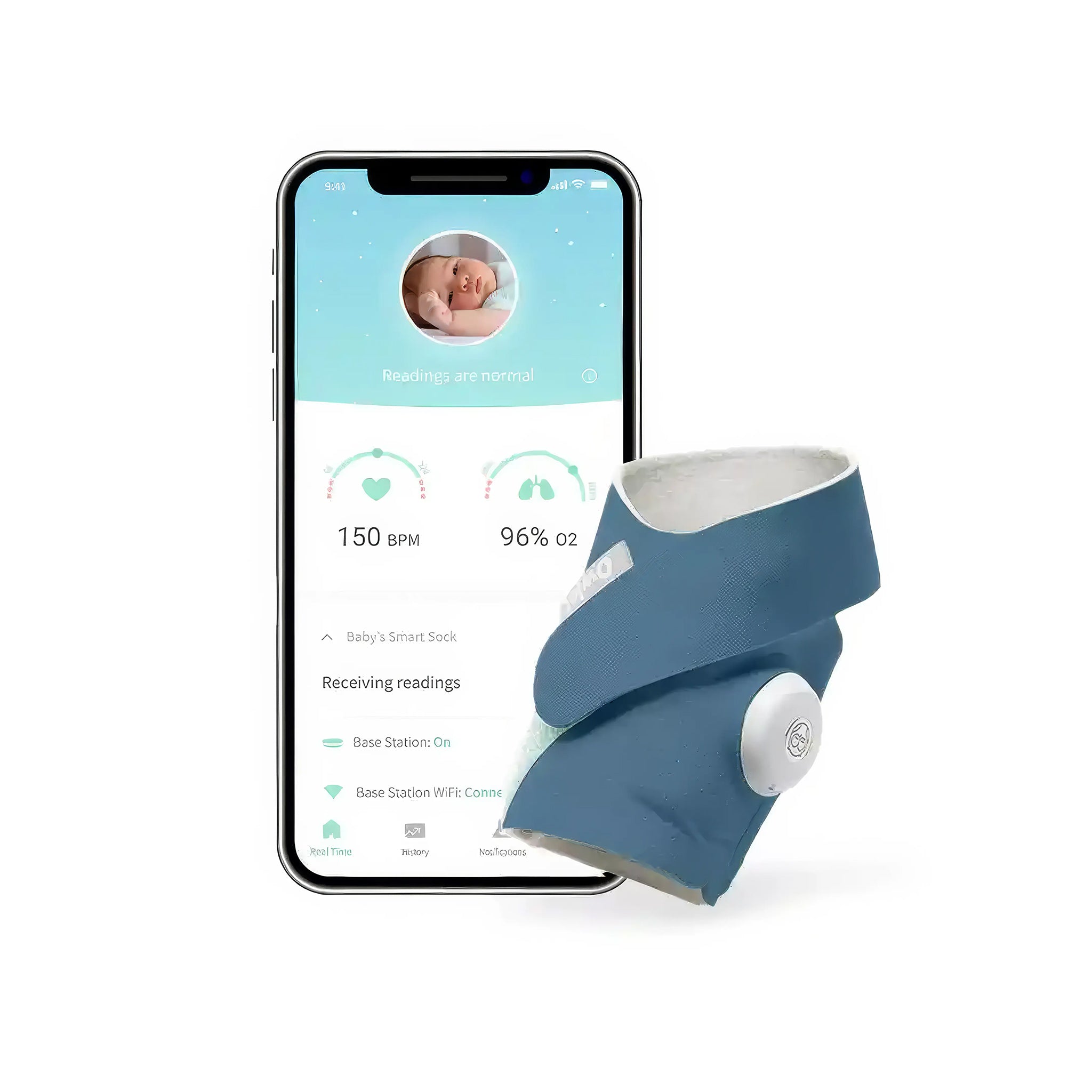 Smart Sock 3 | Akıllı Çorap 3 | 0-18 ay | Gece Mavisi
