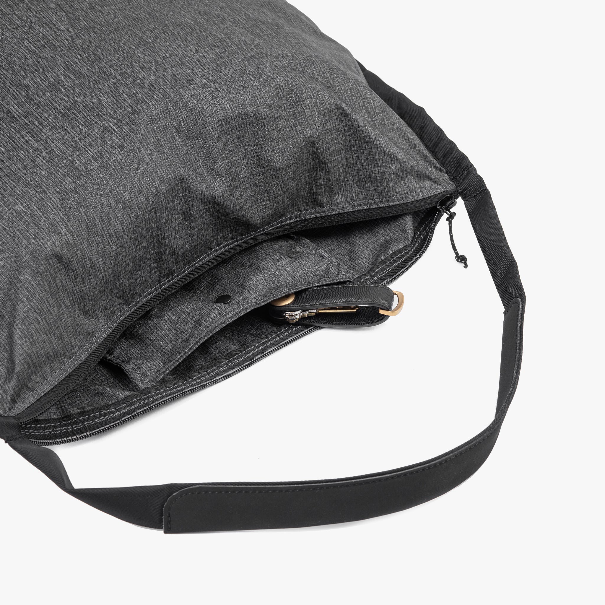 Packable Tote | Katlanabilir Omuz Çantası | Charcoal