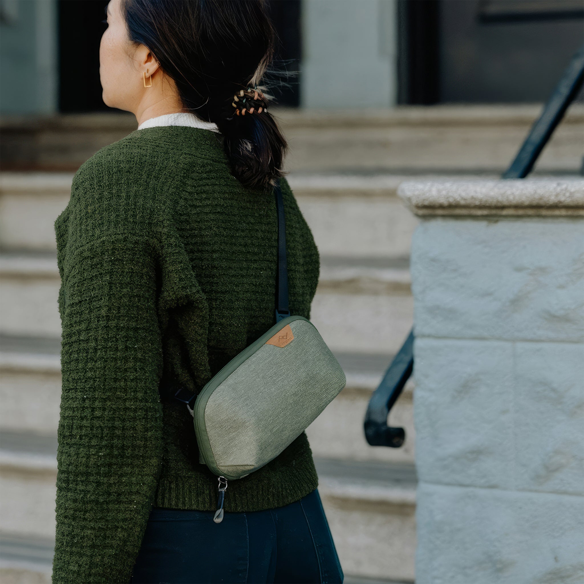Tech Pouch Düzenleyici Çanta | Small | Sage